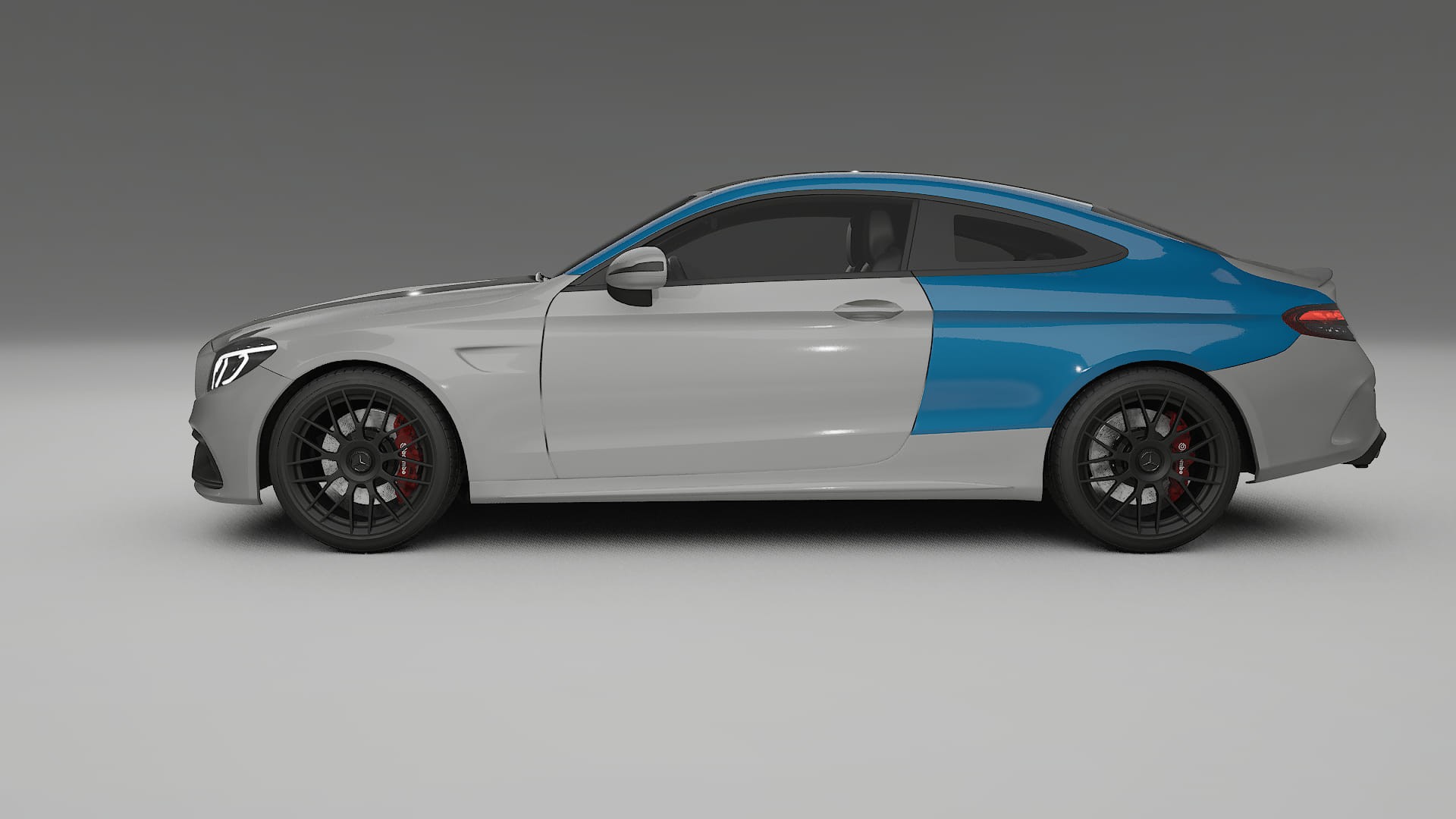 Pellicola Protettiva per Vernice Mercedes C63 AMG W205 coupe | Kit Completo CrystalGuard PPF Trasparente Pretagliato