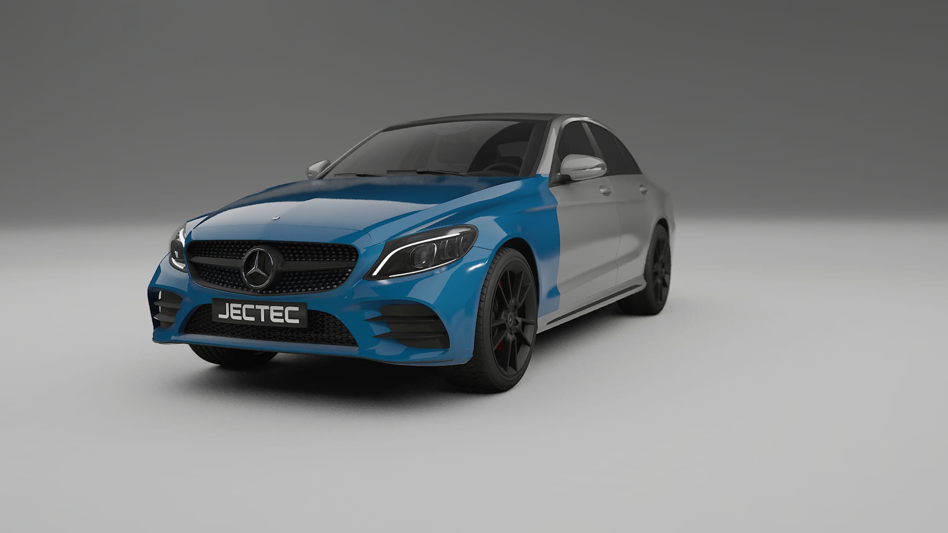 Pellicola Protettiva per Vernice Mercedes C-class W205 AMG berlina | Kit Completo CrystalGuard PPF Trasparente Pretagliato