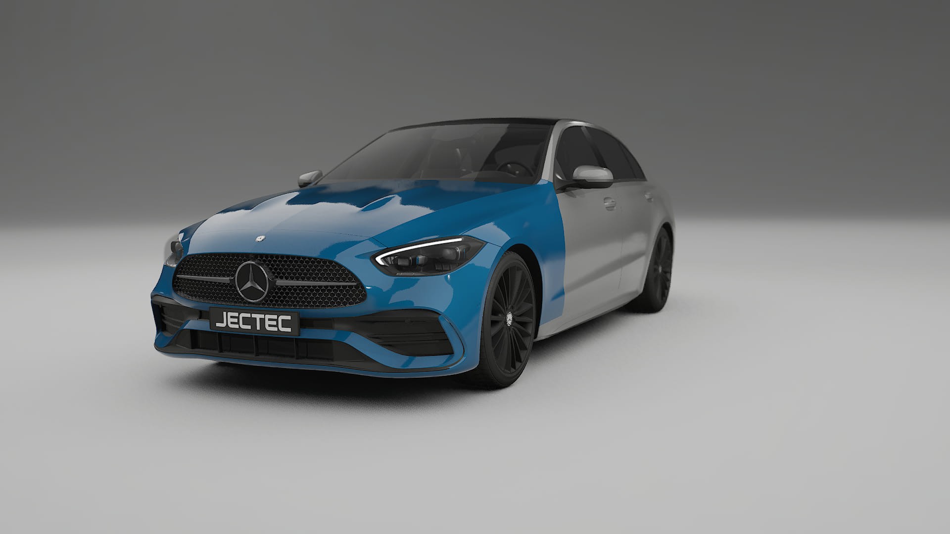 Pellicola Protettiva per Vernice Mercedes C-class W206 | Kit Completo CrystalGuard PPF Trasparente Pretagliato