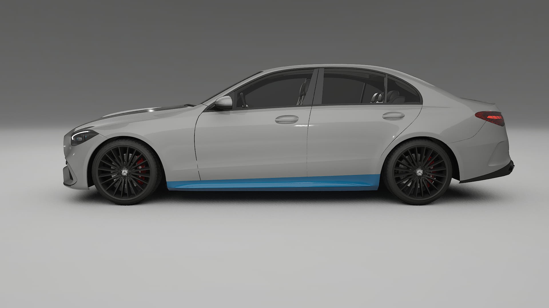 Pellicola Protettiva per Vernice Mercedes C-class W206 | Kit Completo CrystalGuard PPF Trasparente Pretagliato