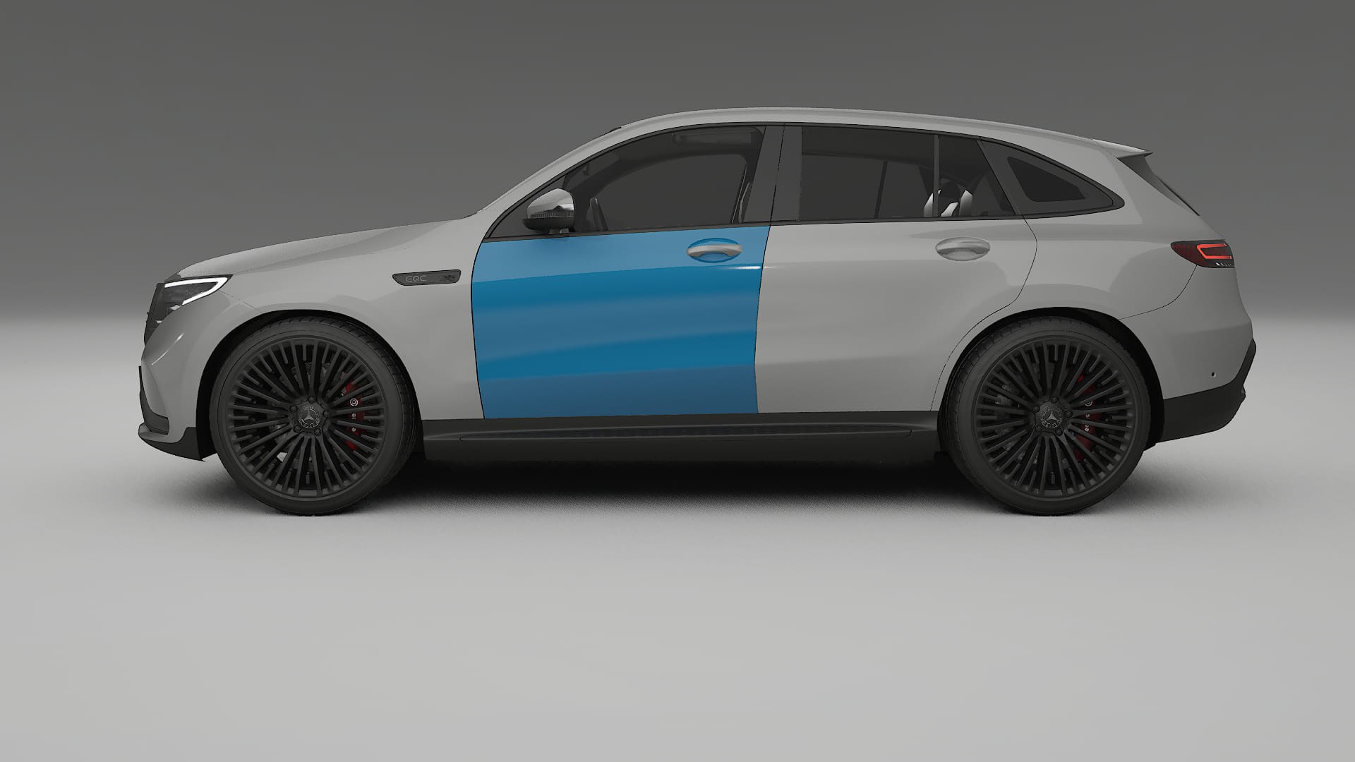 Pellicola Protettiva per Vernice Mercedes EQC AMG | Kit Completo CrystalGuard PPF Trasparente Pretagliato