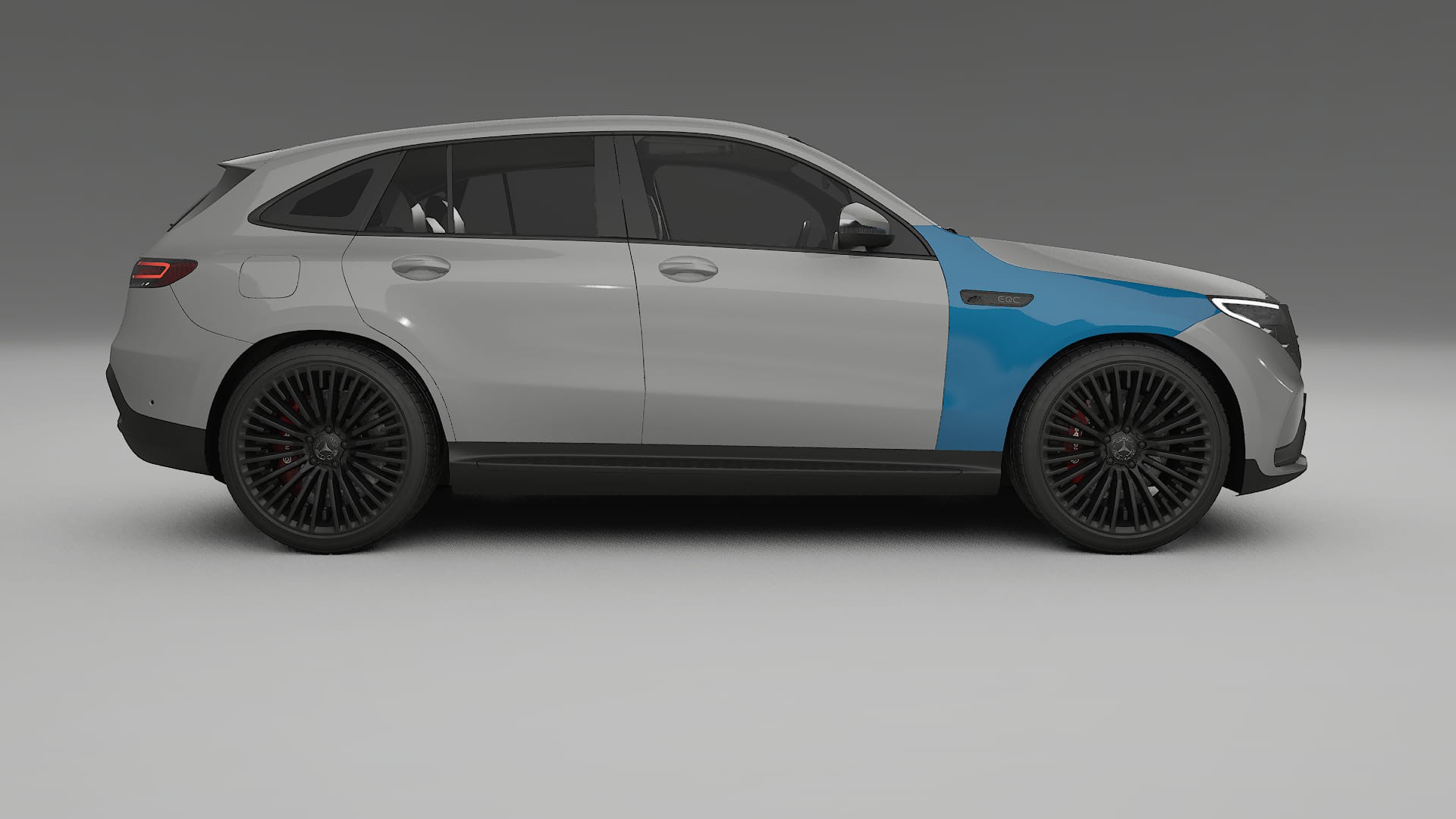 Pellicola Protettiva per Vernice Mercedes EQC AMG | Kit Completo CrystalGuard PPF Trasparente Pretagliato