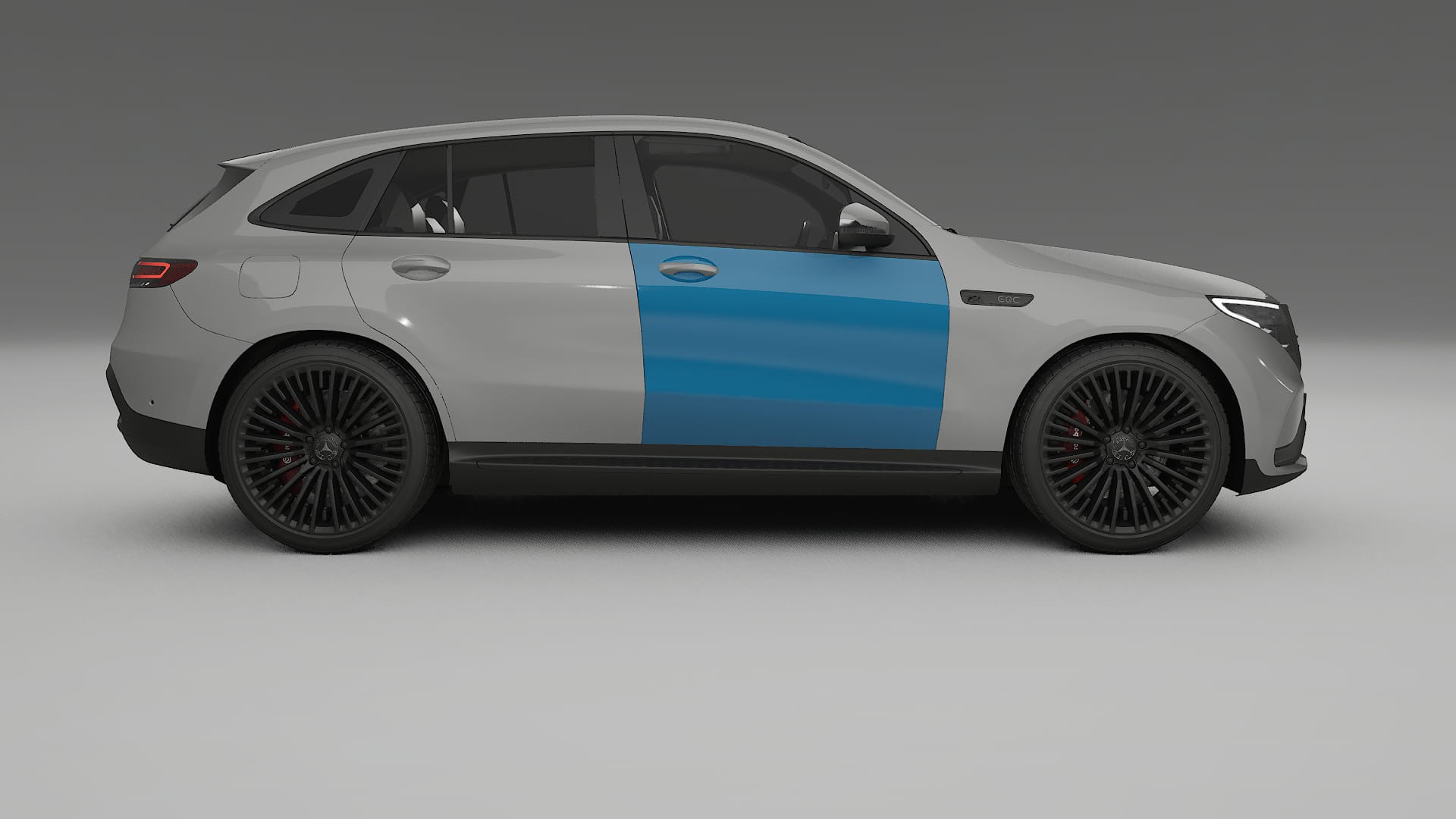 Pellicola Protettiva per Vernice Mercedes EQC AMG | Kit Completo CrystalGuard PPF Trasparente Pretagliato