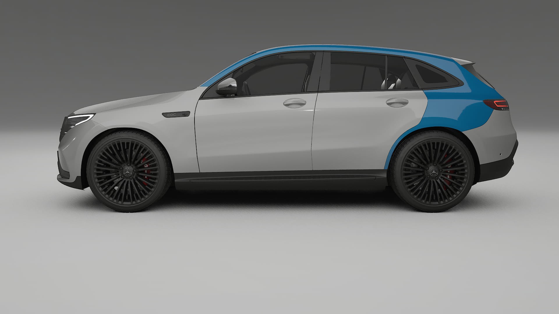 Pellicola Protettiva per Vernice Mercedes EQC AMG | Kit Completo CrystalGuard PPF Trasparente Pretagliato