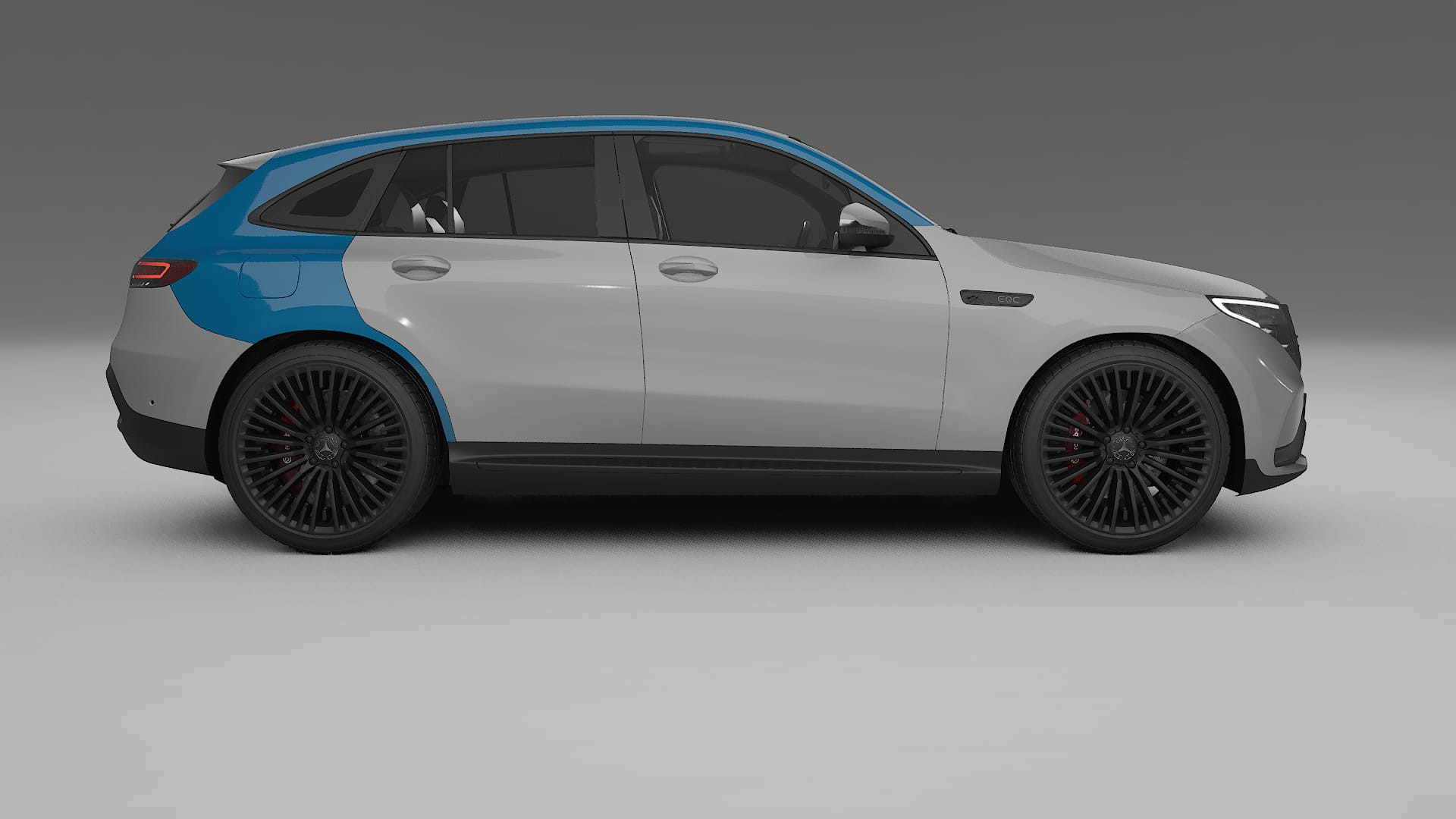 Pellicola Protettiva per Vernice Mercedes EQC AMG | Kit Completo CrystalGuard PPF Trasparente Pretagliato