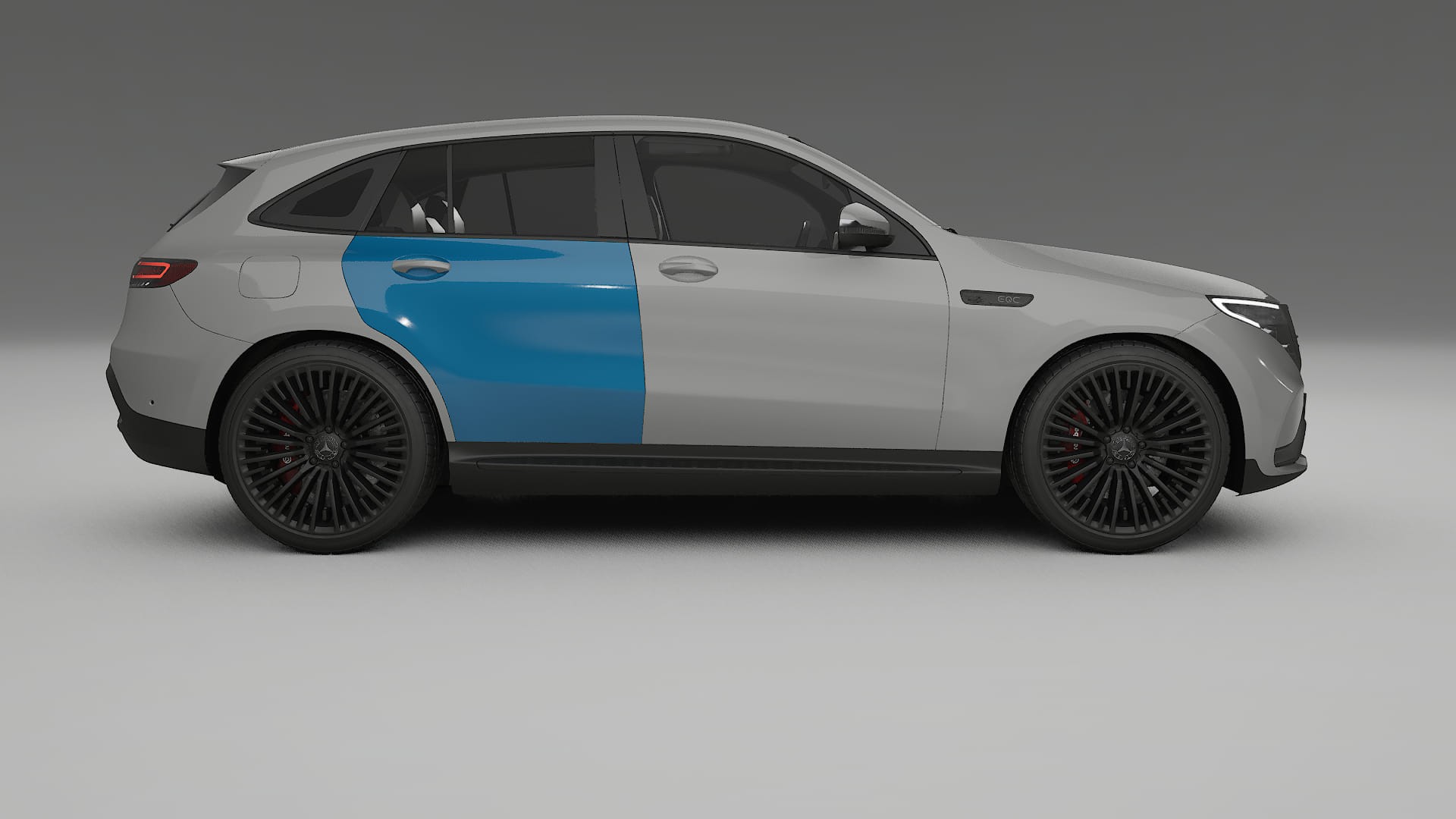 Pellicola Protettiva per Vernice Mercedes EQC AMG | Kit Completo CrystalGuard PPF Trasparente Pretagliato