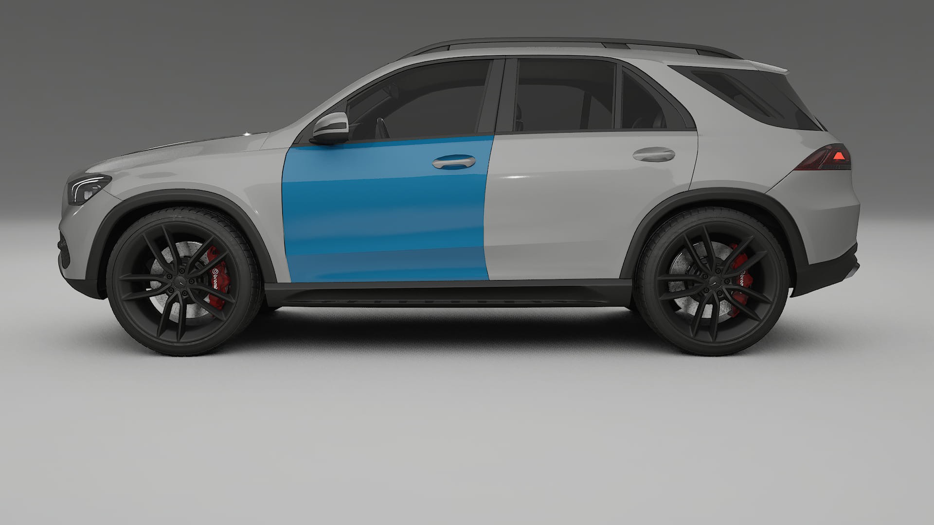 Pellicola Protettiva per Vernice Mercedes GLE W167 | Kit Completo CrystalGuard PPF Trasparente Pretagliato