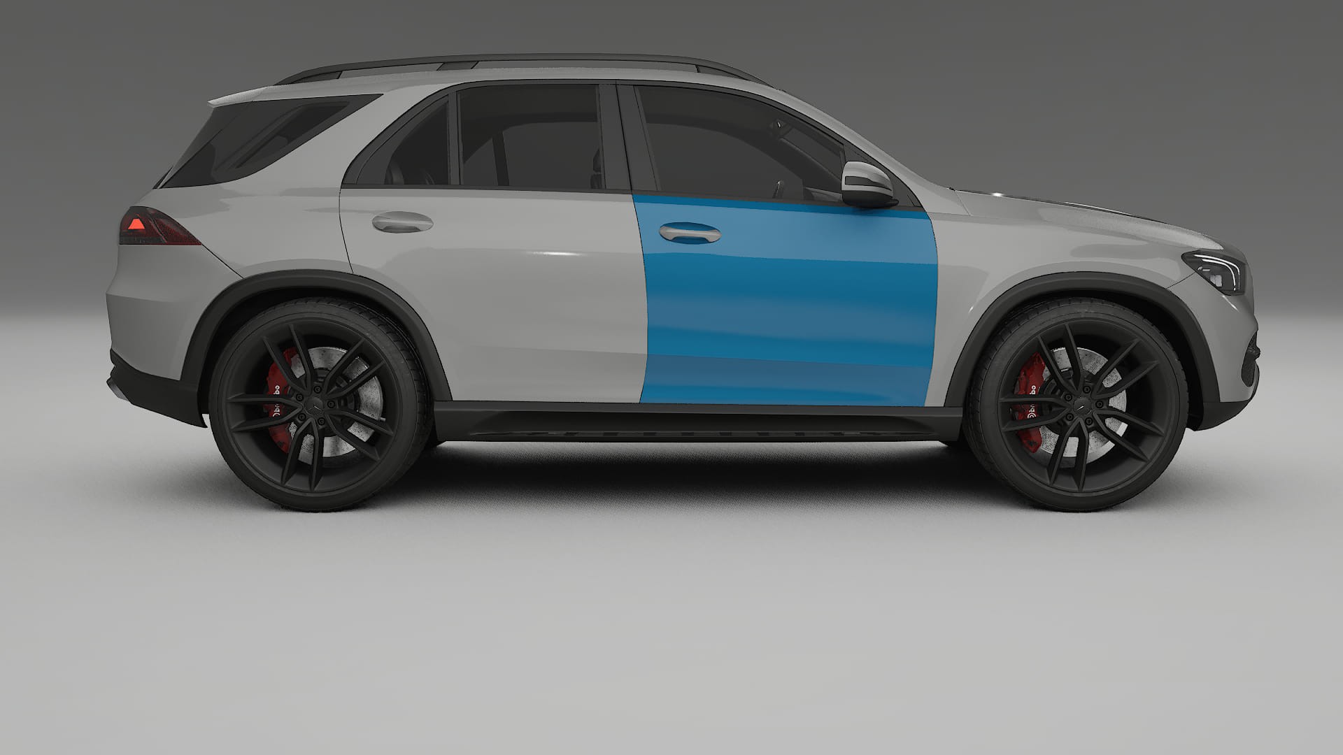 Pellicola Protettiva per Vernice Mercedes GLE W167 | Kit Completo CrystalGuard PPF Trasparente Pretagliato