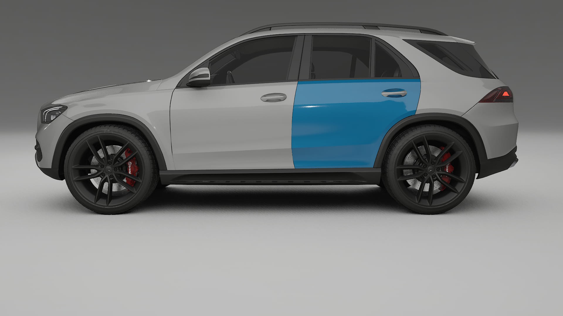 Pellicola Protettiva per Vernice Mercedes GLE W167 | Kit Completo CrystalGuard PPF Trasparente Pretagliato