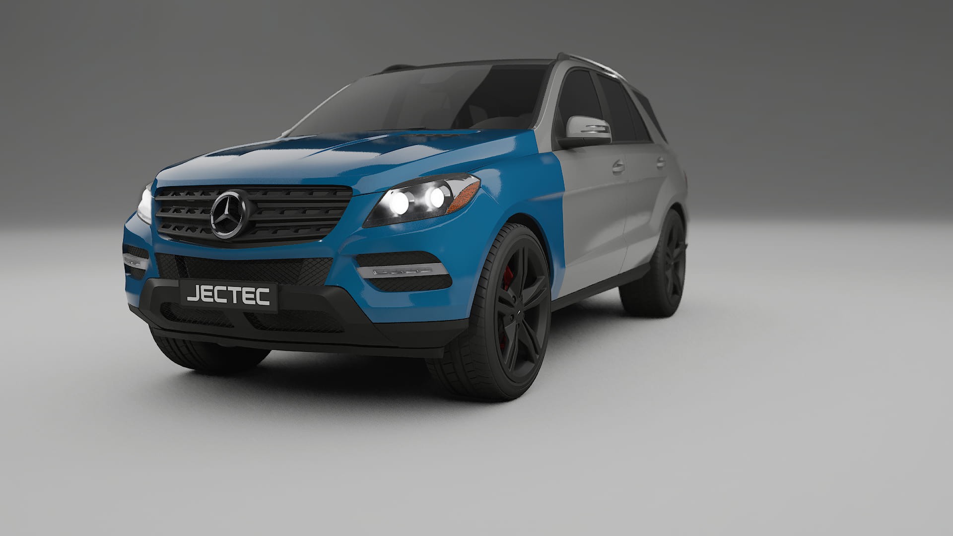 Pellicola Protettiva per Vernice Mercedes M-class W166 | Kit Completo CrystalGuard PPF Trasparente Pretagliato