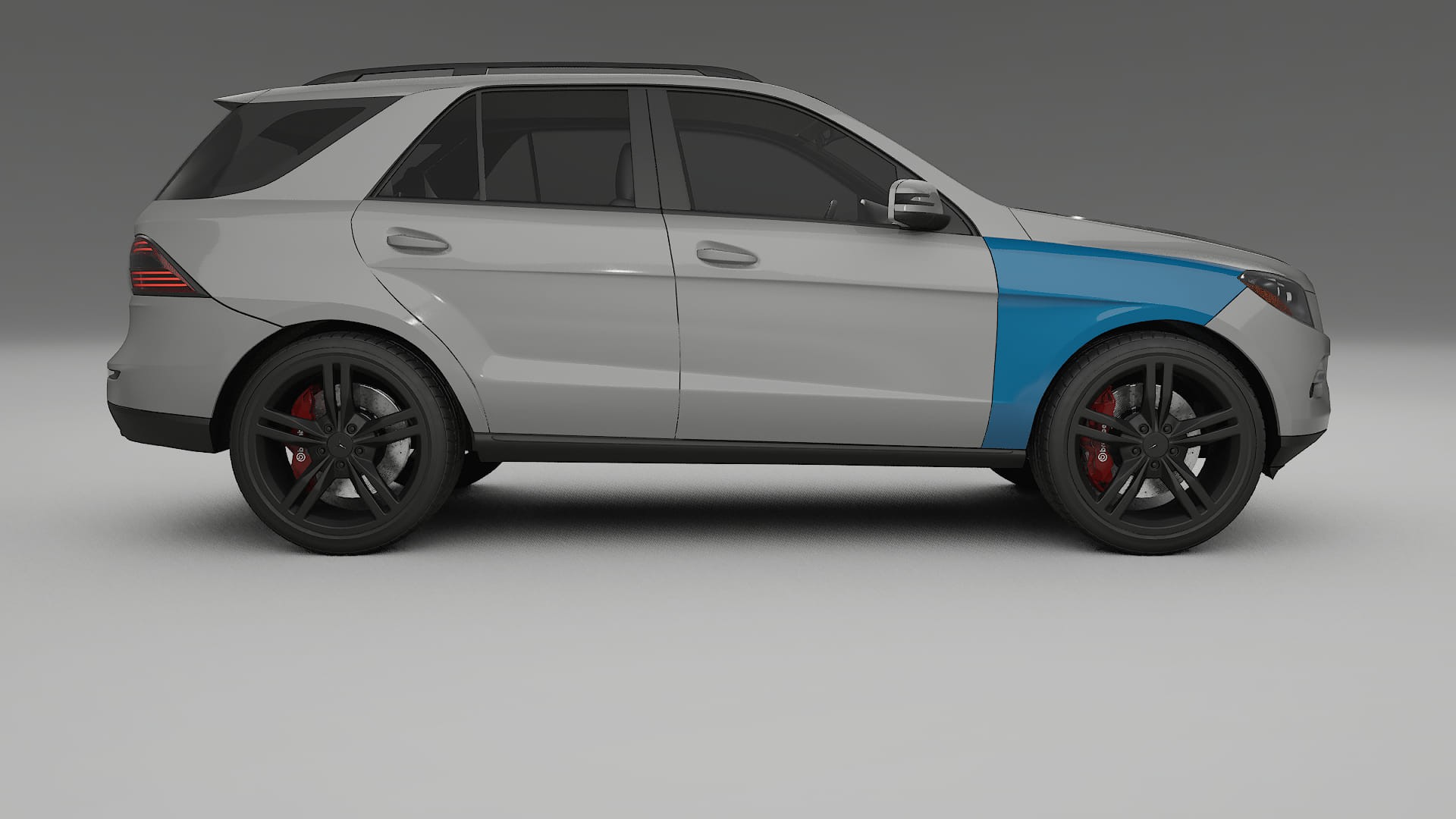 Pellicola Protettiva per Vernice Mercedes M-class W166 | Kit Completo CrystalGuard PPF Trasparente Pretagliato