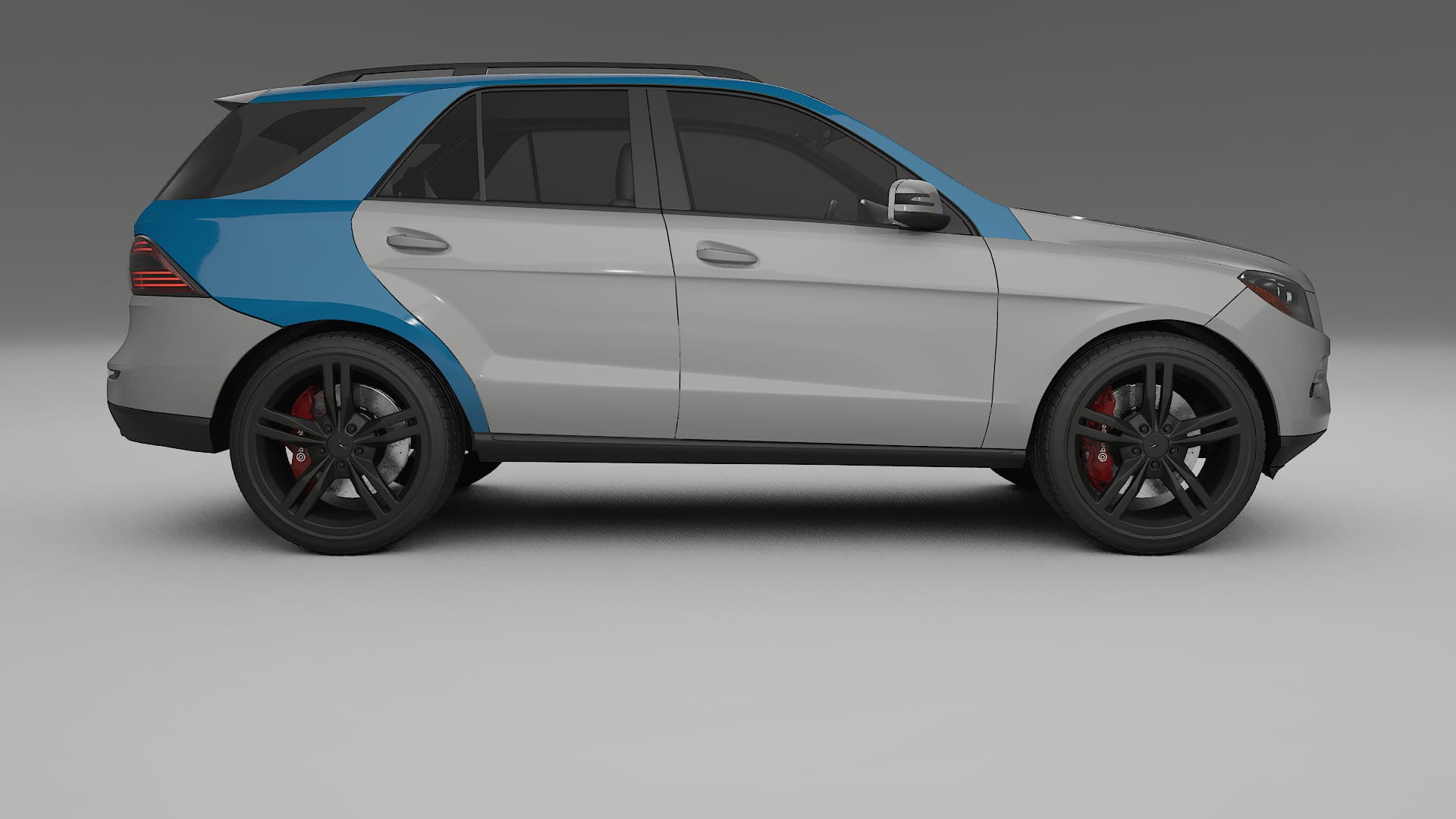 Pellicola Protettiva per Vernice Mercedes M-class W166 | Kit Completo CrystalGuard PPF Trasparente Pretagliato