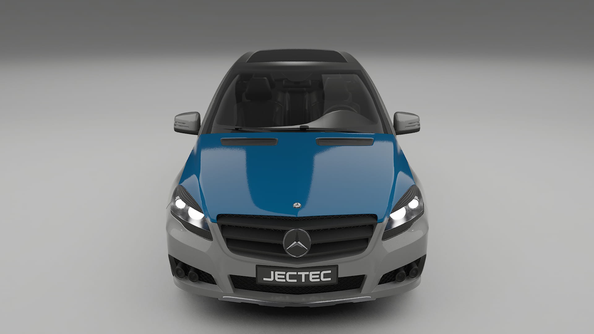 Pellicola Protettiva per Vernice Mercedes R-class W251 facelift | Kit Completo CrystalGuard PPF Trasparente Pretagliato