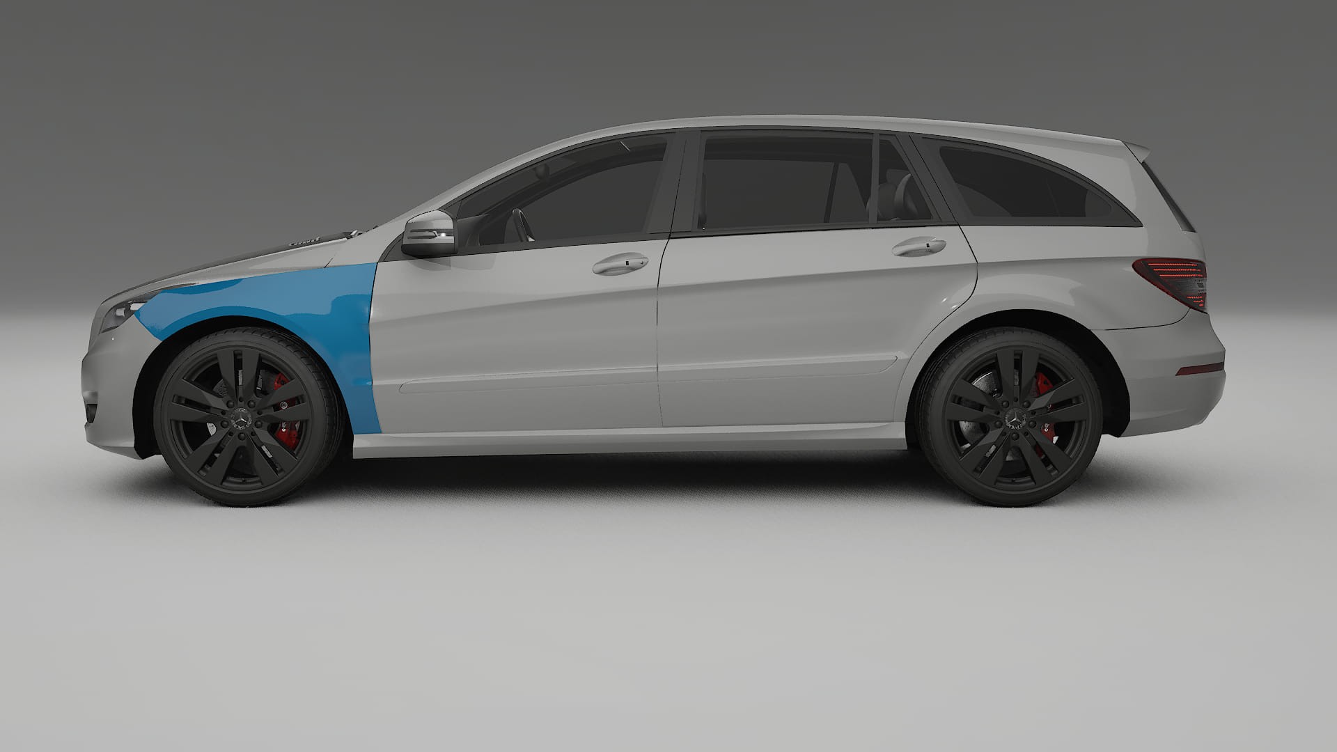 Pellicola Protettiva per Vernice Mercedes R-class W251 facelift | Kit Completo CrystalGuard PPF Trasparente Pretagliato