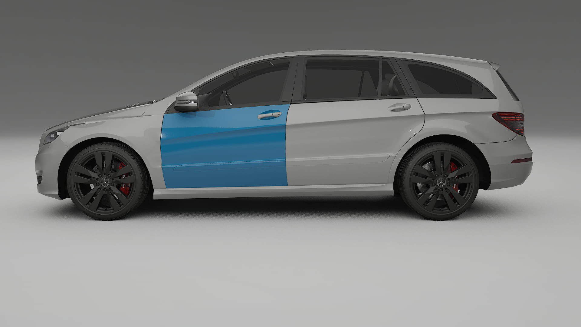 Pellicola Protettiva per Vernice Mercedes R-class W251 facelift | Kit Completo CrystalGuard PPF Trasparente Pretagliato