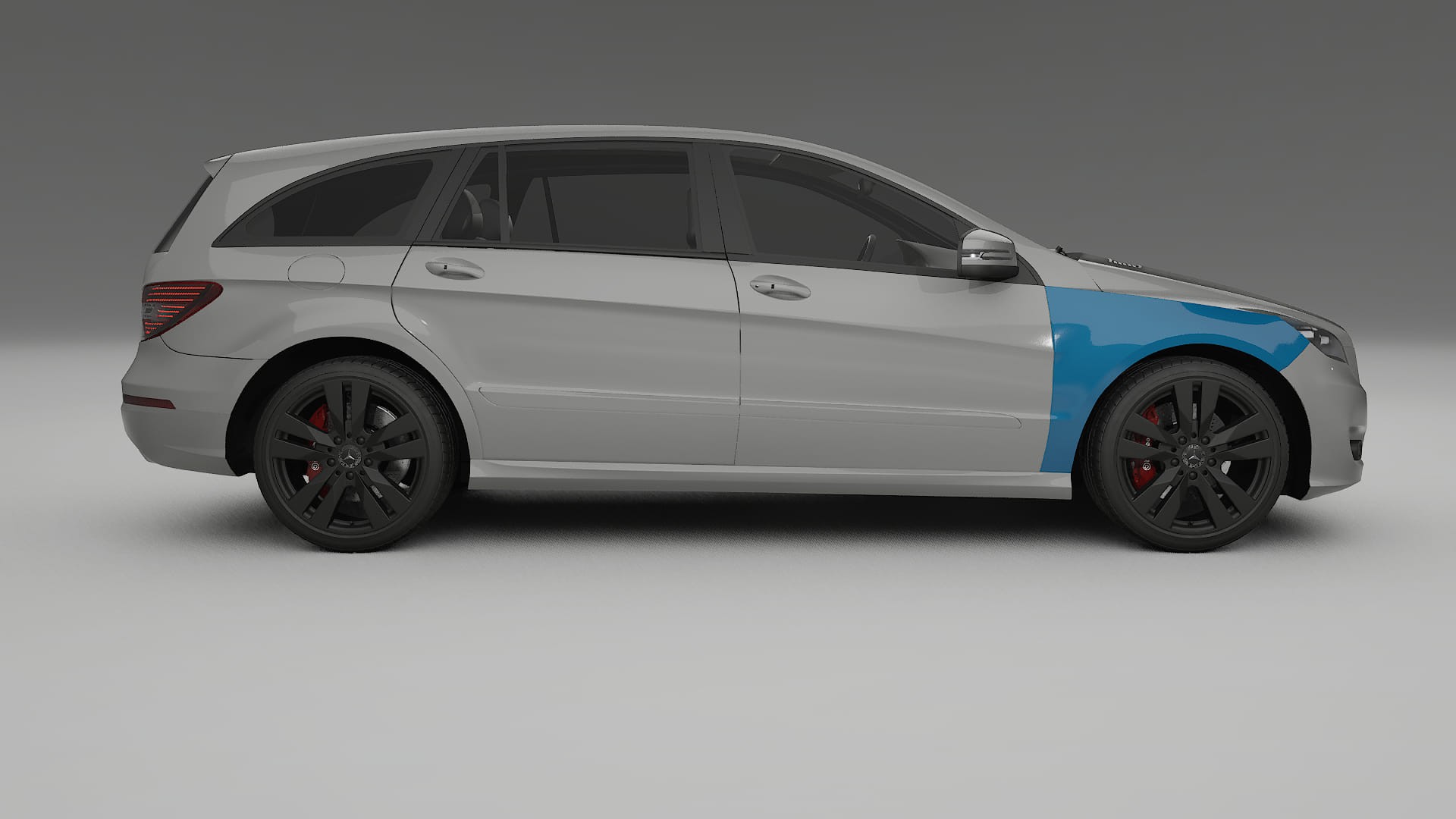 Pellicola Protettiva per Vernice Mercedes R-class W251 facelift | Kit Completo CrystalGuard PPF Trasparente Pretagliato