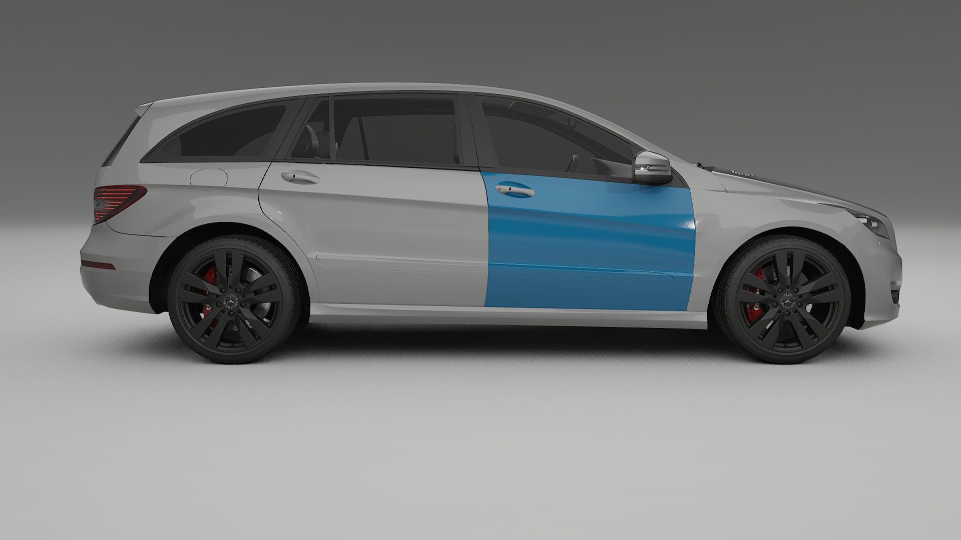 Pellicola Protettiva per Vernice Mercedes R-class W251 facelift | Kit Completo CrystalGuard PPF Trasparente Pretagliato