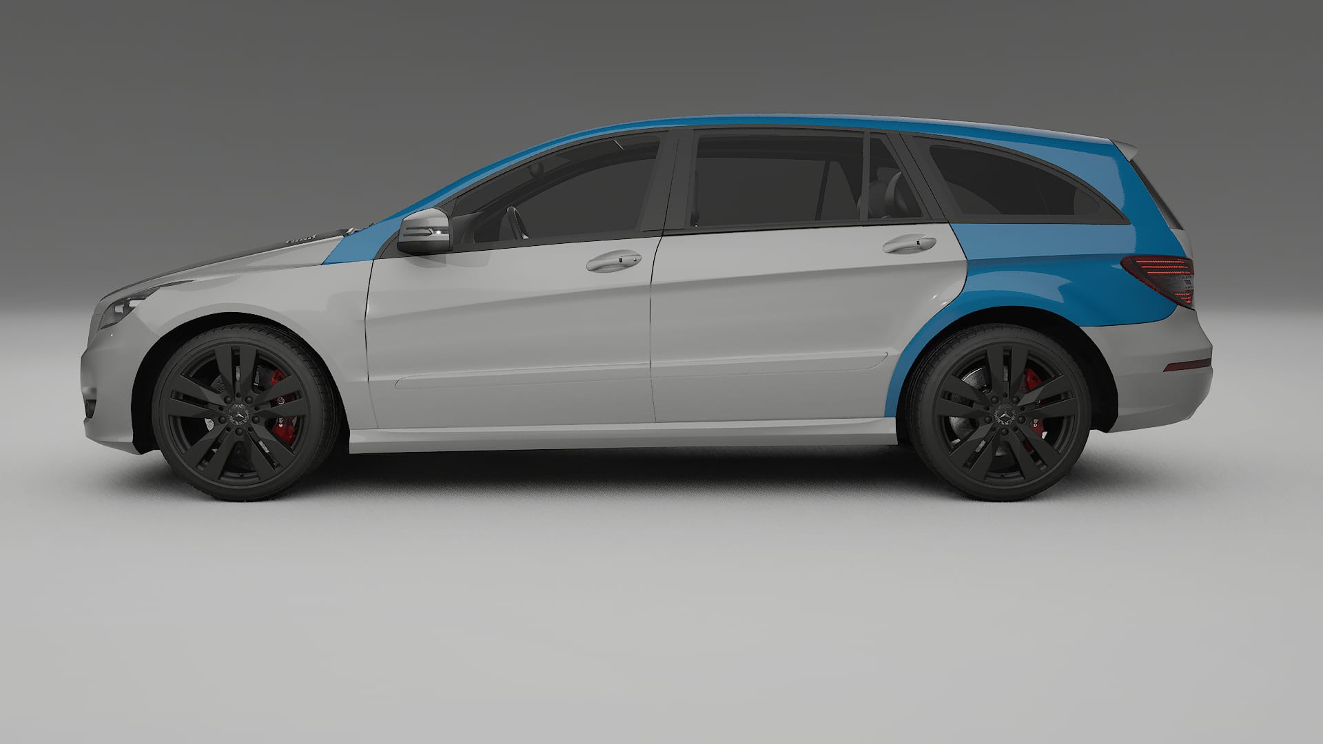 Pellicola Protettiva per Vernice Mercedes R-class W251 facelift | Kit Completo CrystalGuard PPF Trasparente Pretagliato