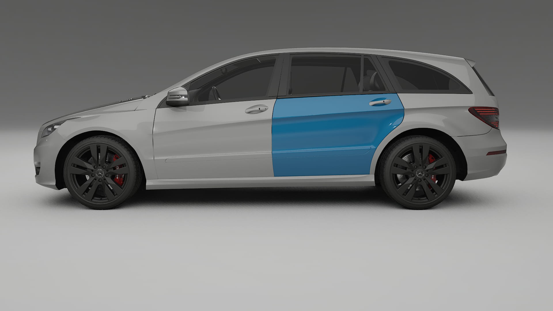 Pellicola Protettiva per Vernice Mercedes R-class W251 facelift | Kit Completo CrystalGuard PPF Trasparente Pretagliato