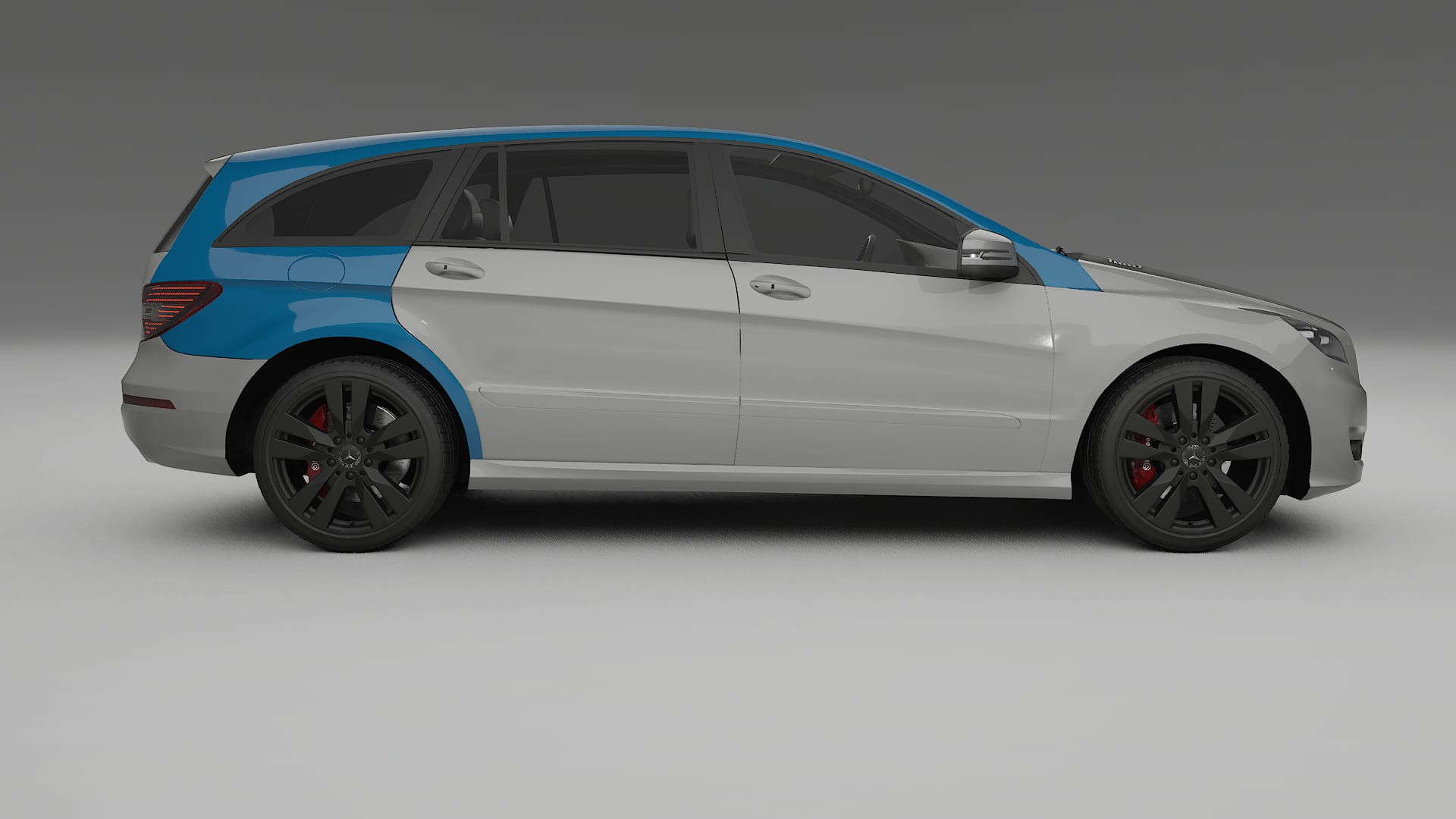 Pellicola Protettiva per Vernice Mercedes R-class W251 facelift | Kit Completo CrystalGuard PPF Trasparente Pretagliato