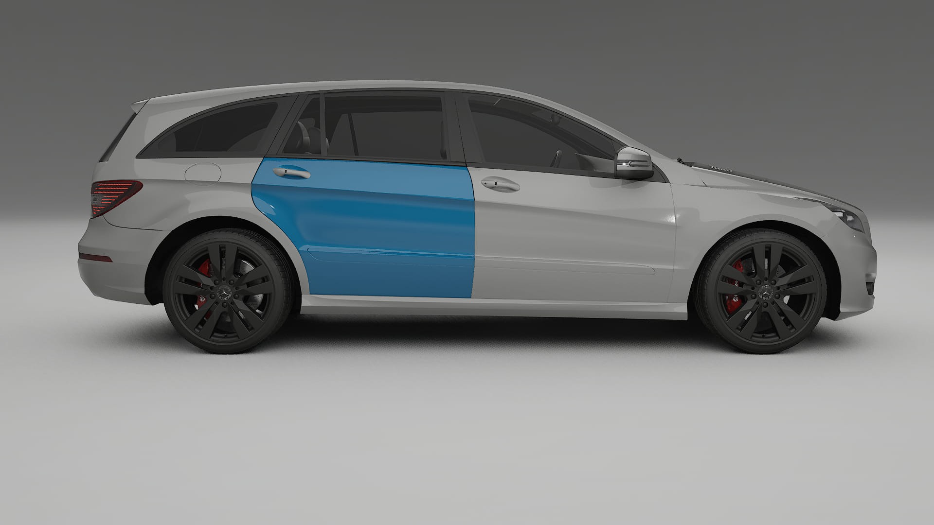 Pellicola Protettiva per Vernice Mercedes R-class W251 facelift | Kit Completo CrystalGuard PPF Trasparente Pretagliato