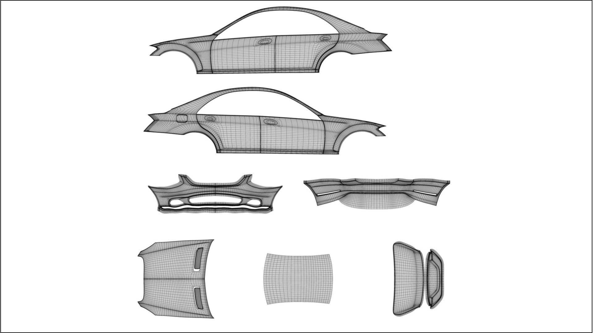 Pellicola Protettiva per Vernice Mercedes S-class W221 facelift | Kit Completo CrystalGuard PPF Trasparente Pretagliato