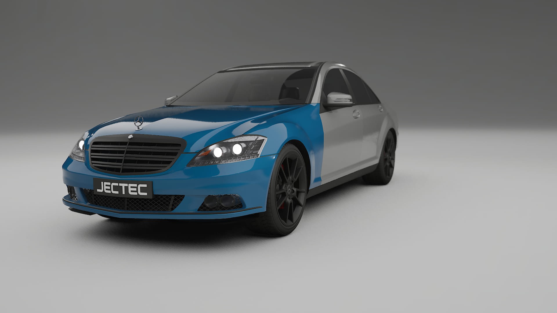 Pellicola Protettiva per Vernice Mercedes S-class W221 facelift | Kit Completo CrystalGuard PPF Trasparente Pretagliato