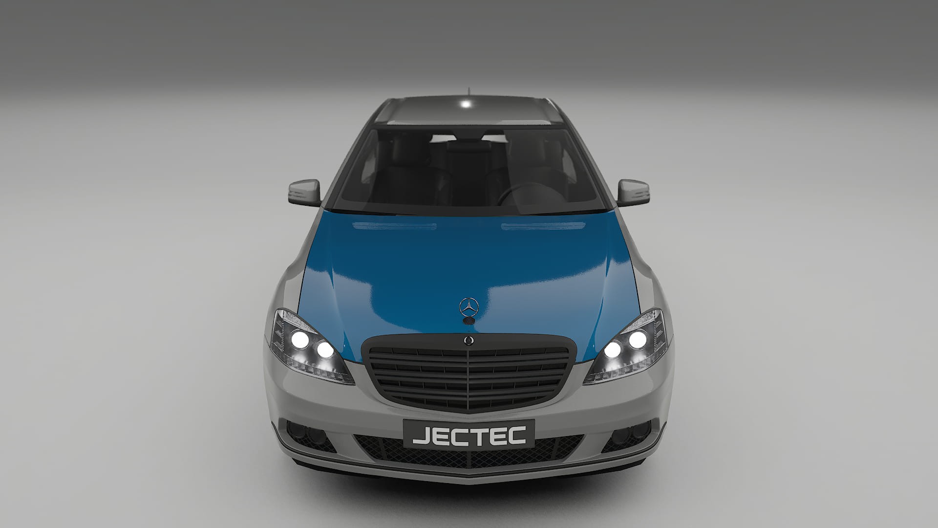 Pellicola Protettiva per Vernice Mercedes S-class W221 facelift | Kit Completo CrystalGuard PPF Trasparente Pretagliato