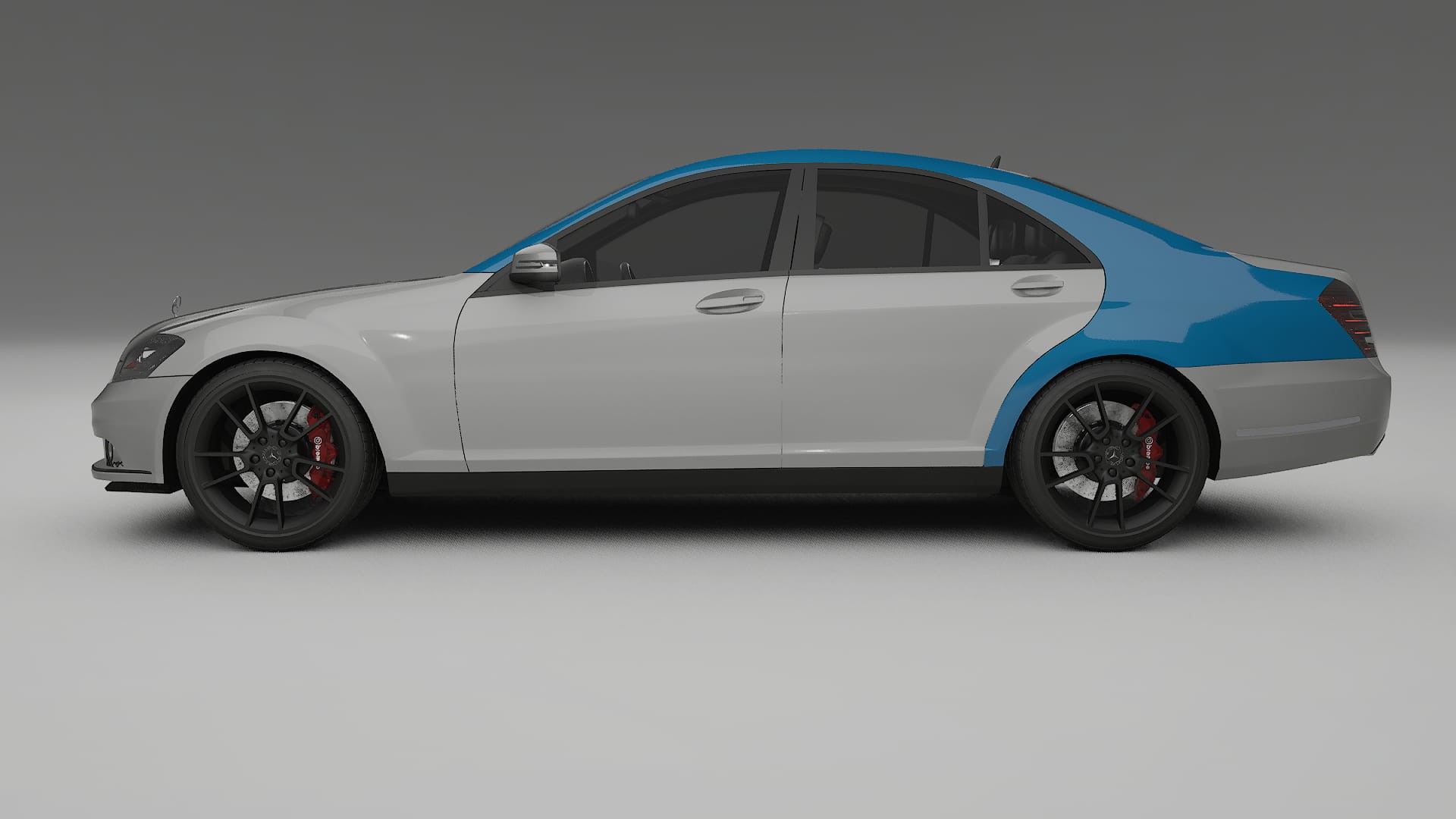 Pellicola Protettiva per Vernice Mercedes S-class W221 facelift | Kit Completo CrystalGuard PPF Trasparente Pretagliato