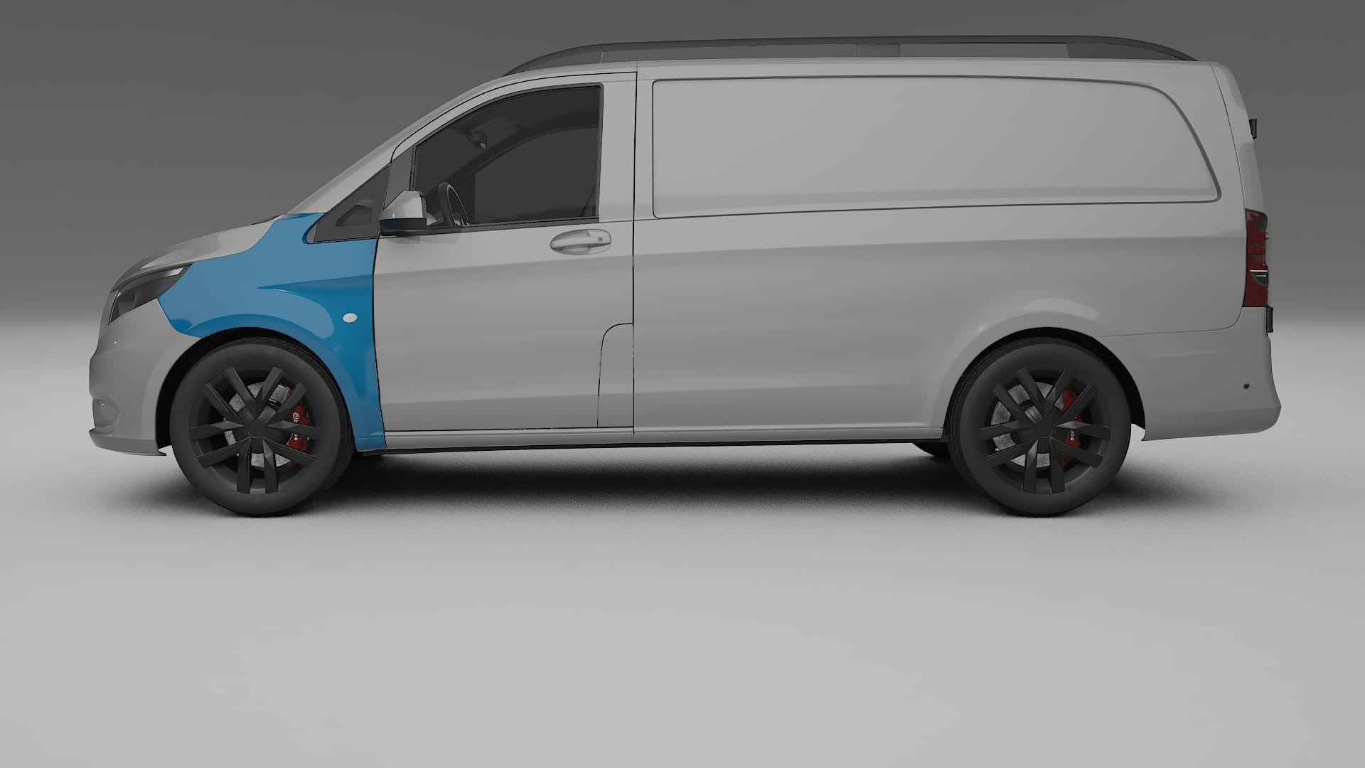 Pellicola Protettiva per Vernice Mercedes Vito Corto W447 prefacelift | Kit Completo CrystalGuard PPF Trasparente Pretagliato