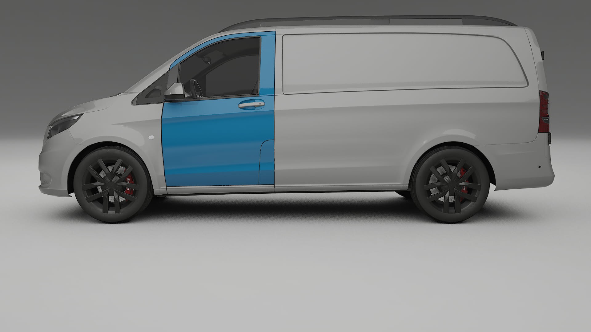 Pellicola Protettiva per Vernice Mercedes Vito Corto W447 prefacelift | Kit Completo CrystalGuard PPF Trasparente Pretagliato