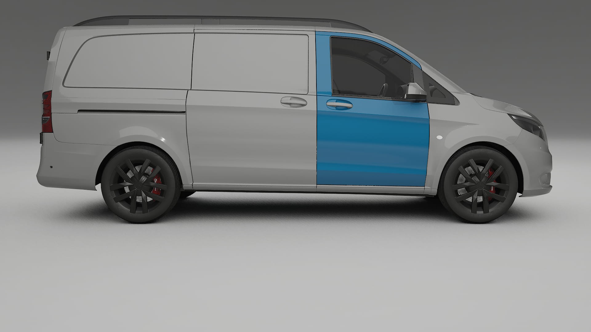 Pellicola Protettiva per Vernice Mercedes Vito Corto W447 prefacelift | Kit Completo CrystalGuard PPF Trasparente Pretagliato