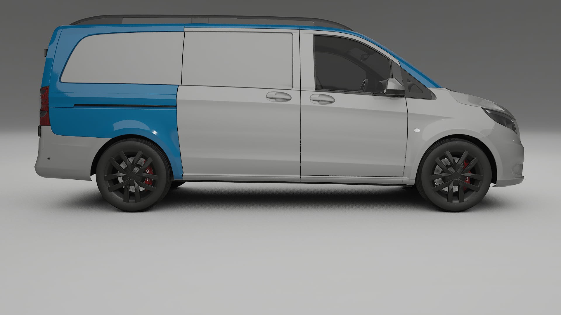 Pellicola Protettiva per Vernice Mercedes Vito Corto W447 prefacelift | Kit Completo CrystalGuard PPF Trasparente Pretagliato