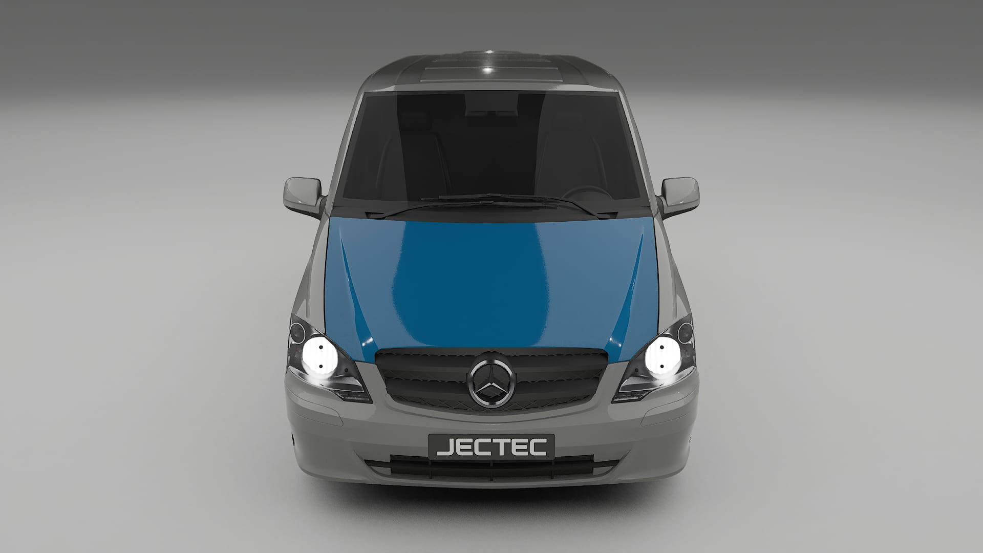 Pellicola Protettiva per Vernice Mercedes Vito Corto W639 facelift | Kit Completo CrystalGuard PPF Trasparente Pretagliato