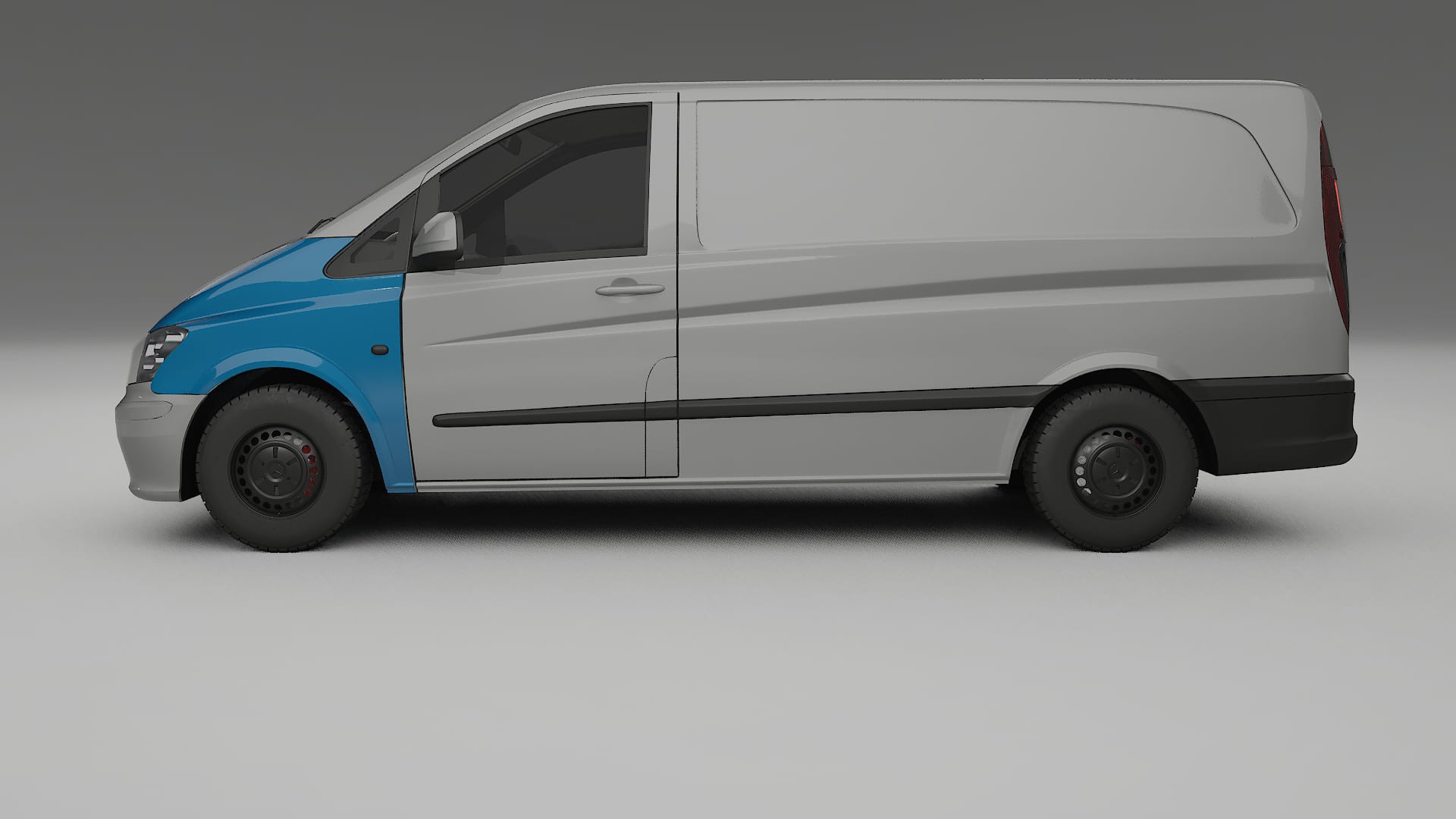 Pellicola Protettiva per Vernice Mercedes Vito Corto W639 facelift | Kit Completo CrystalGuard PPF Trasparente Pretagliato