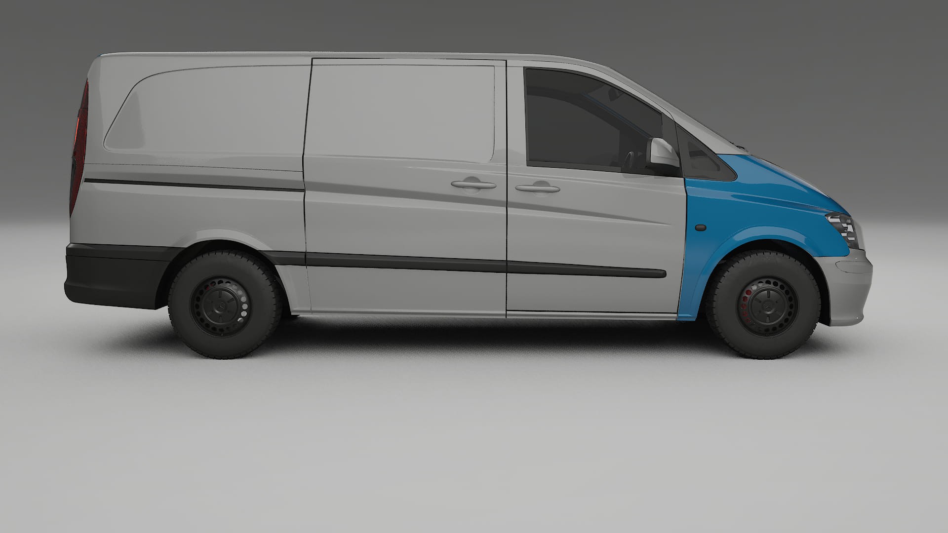 Pellicola Protettiva per Vernice Mercedes Vito Corto W639 facelift | Kit Completo CrystalGuard PPF Trasparente Pretagliato