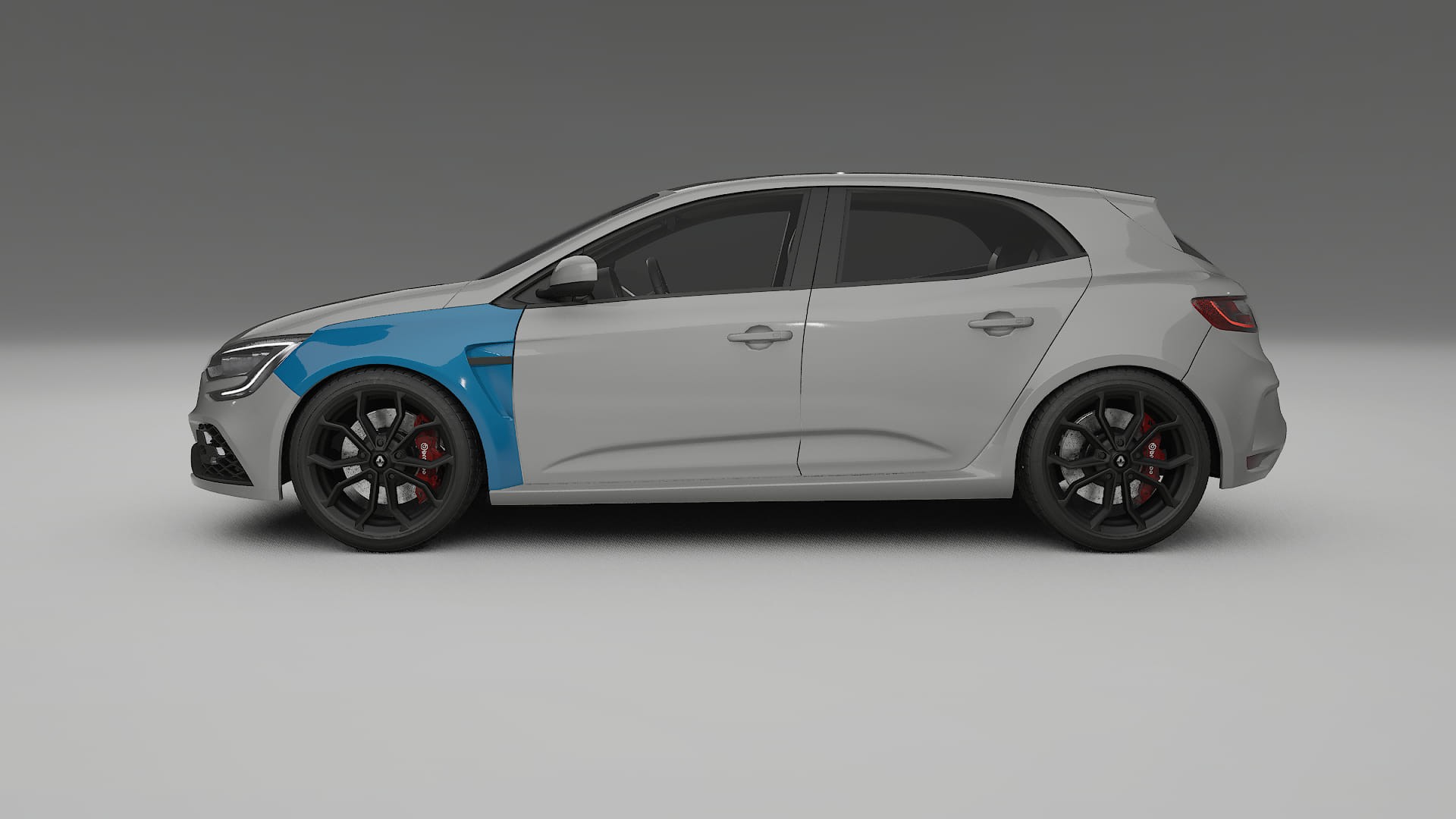 Pellicola Protettiva per Vernice Renault Megane RS IV | Kit Completo CrystalGuard PPF Trasparente Pretagliato