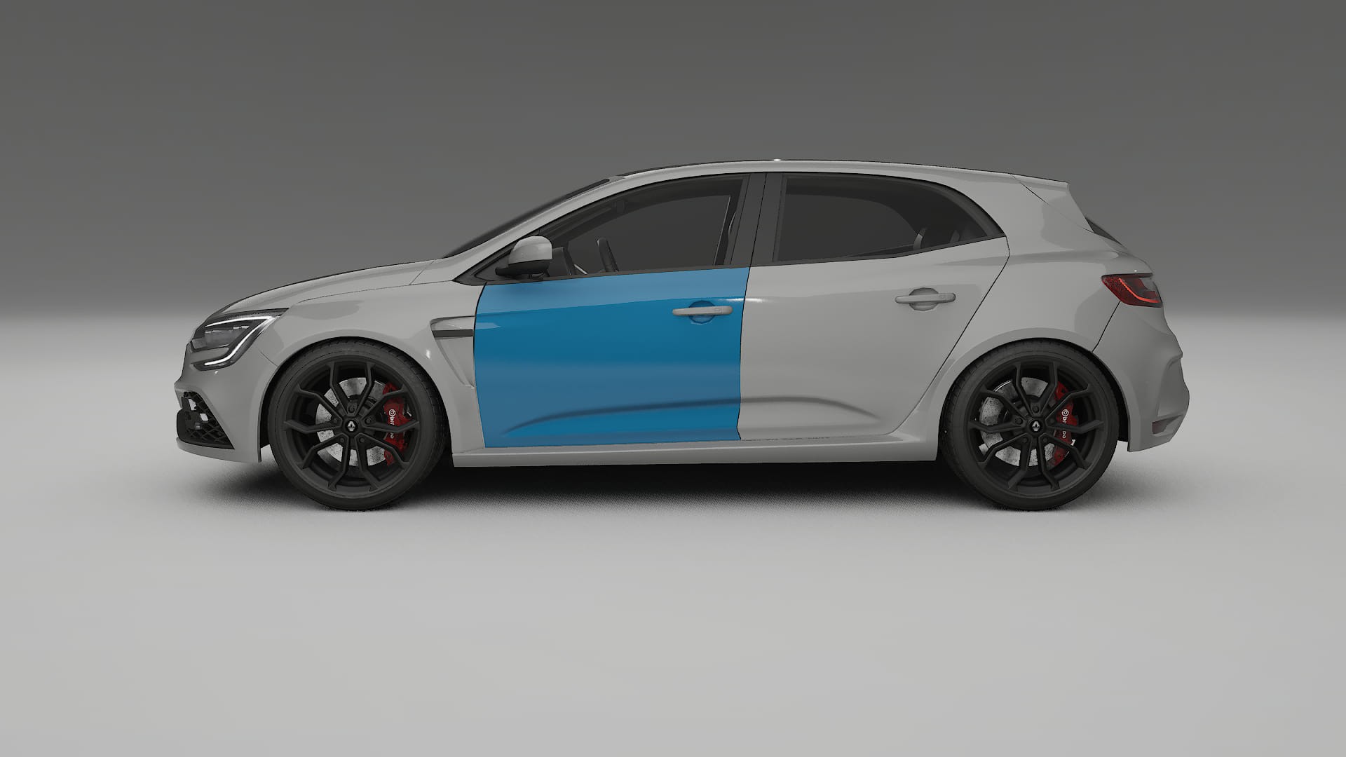 Pellicola Protettiva per Vernice Renault Megane RS IV | Kit Completo CrystalGuard PPF Trasparente Pretagliato