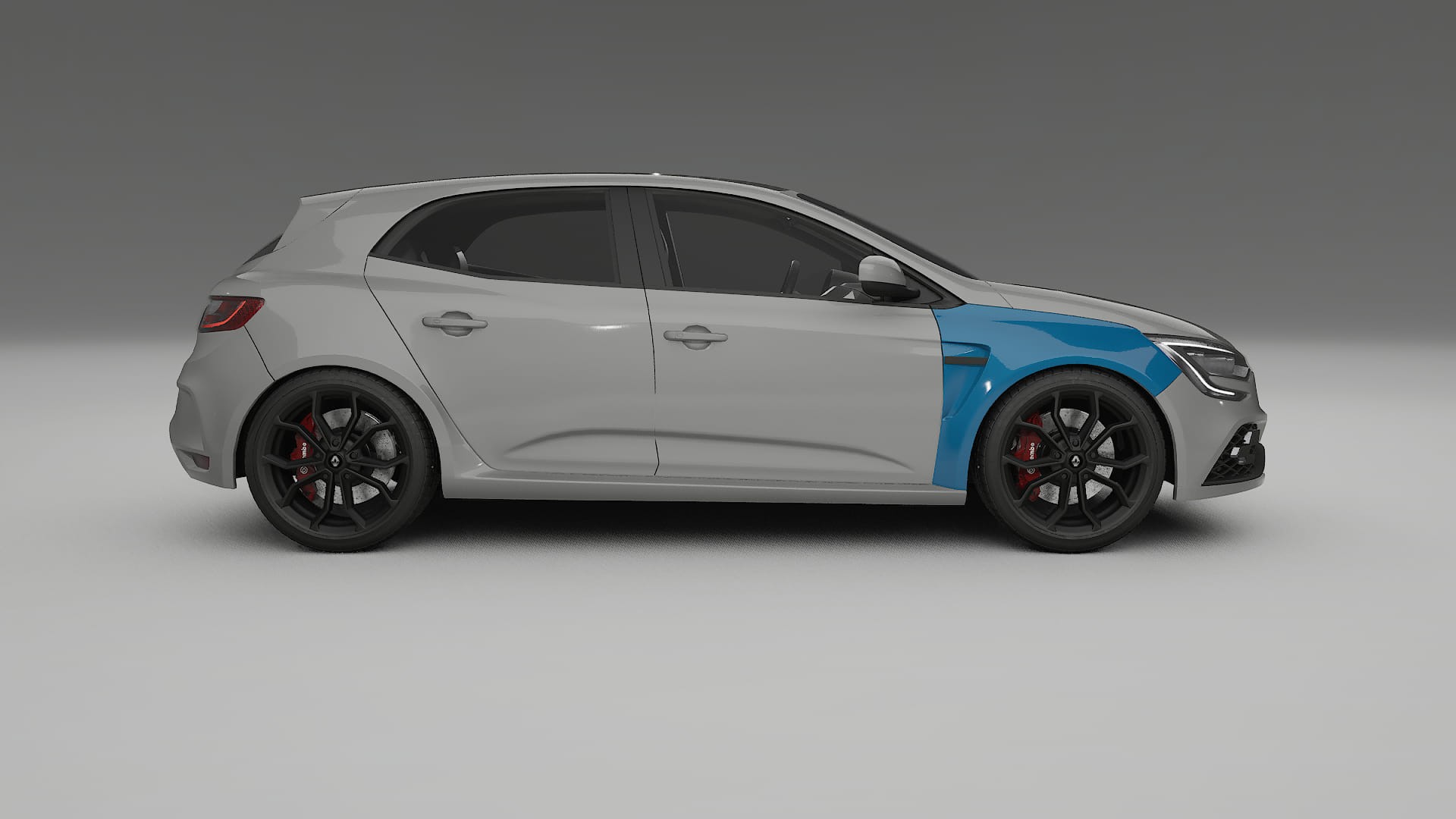 Pellicola Protettiva per Vernice Renault Megane RS IV | Kit Completo CrystalGuard PPF Trasparente Pretagliato