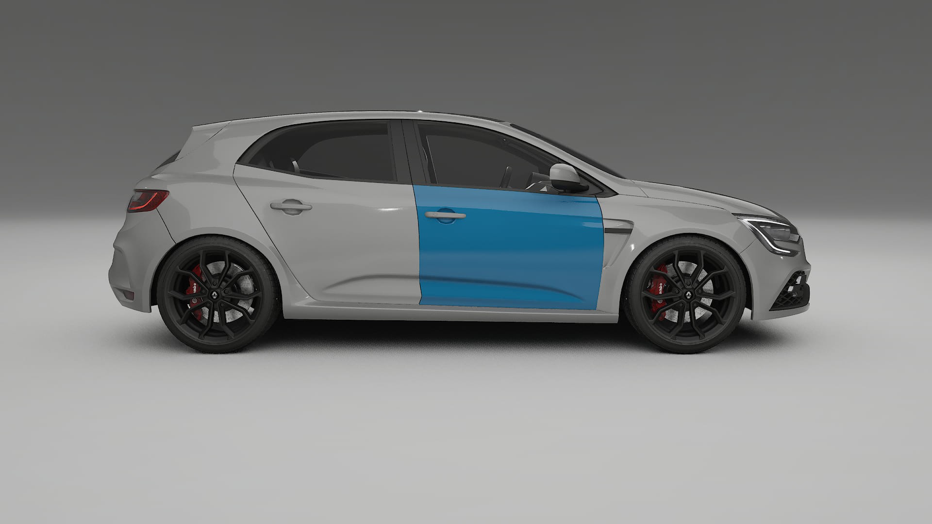 Pellicola Protettiva per Vernice Renault Megane RS IV | Kit Completo CrystalGuard PPF Trasparente Pretagliato