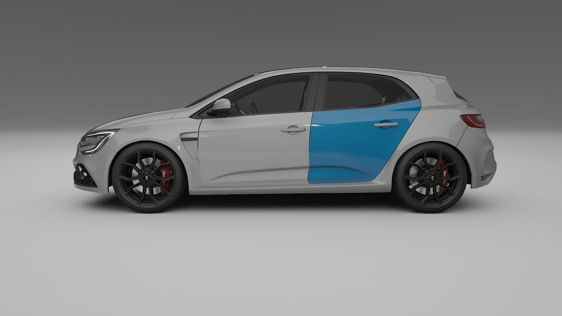 Pellicola Protettiva per Vernice Renault Megane RS IV | Kit Completo CrystalGuard PPF Trasparente Pretagliato