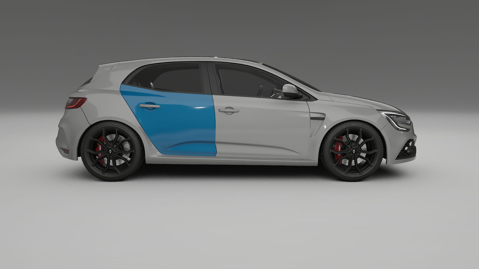 Pellicola Protettiva per Vernice Renault Megane RS IV | Kit Completo CrystalGuard PPF Trasparente Pretagliato