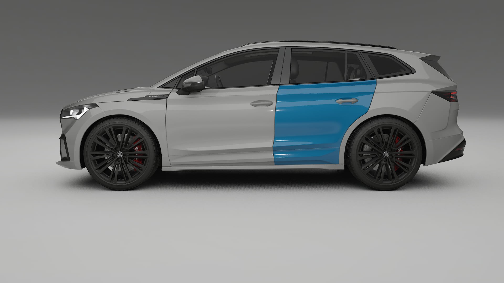 Pellicola Protettiva per Vernice Škoda Enyaq MEB | Kit Completo CrystalGuard PPF Trasparente Pretagliato