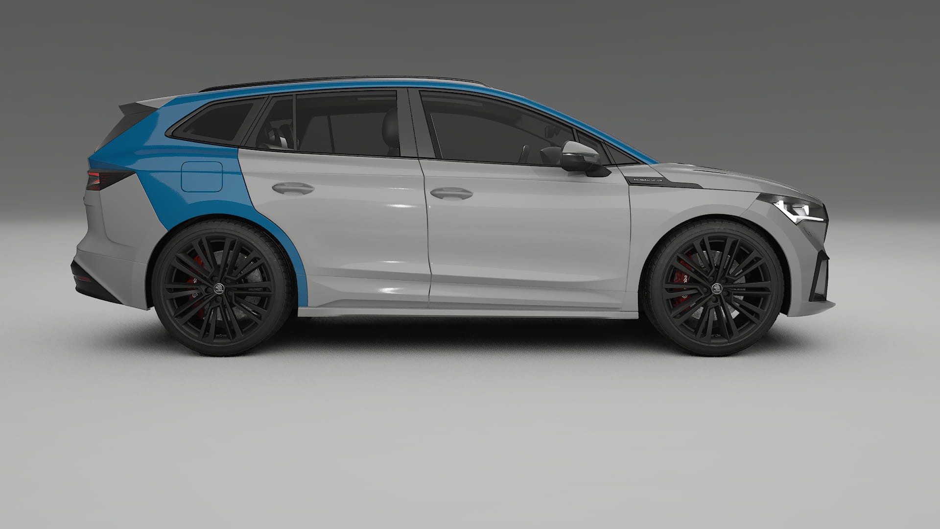 Pellicola Protettiva per Vernice Škoda Enyaq MEB | Kit Completo CrystalGuard PPF Trasparente Pretagliato