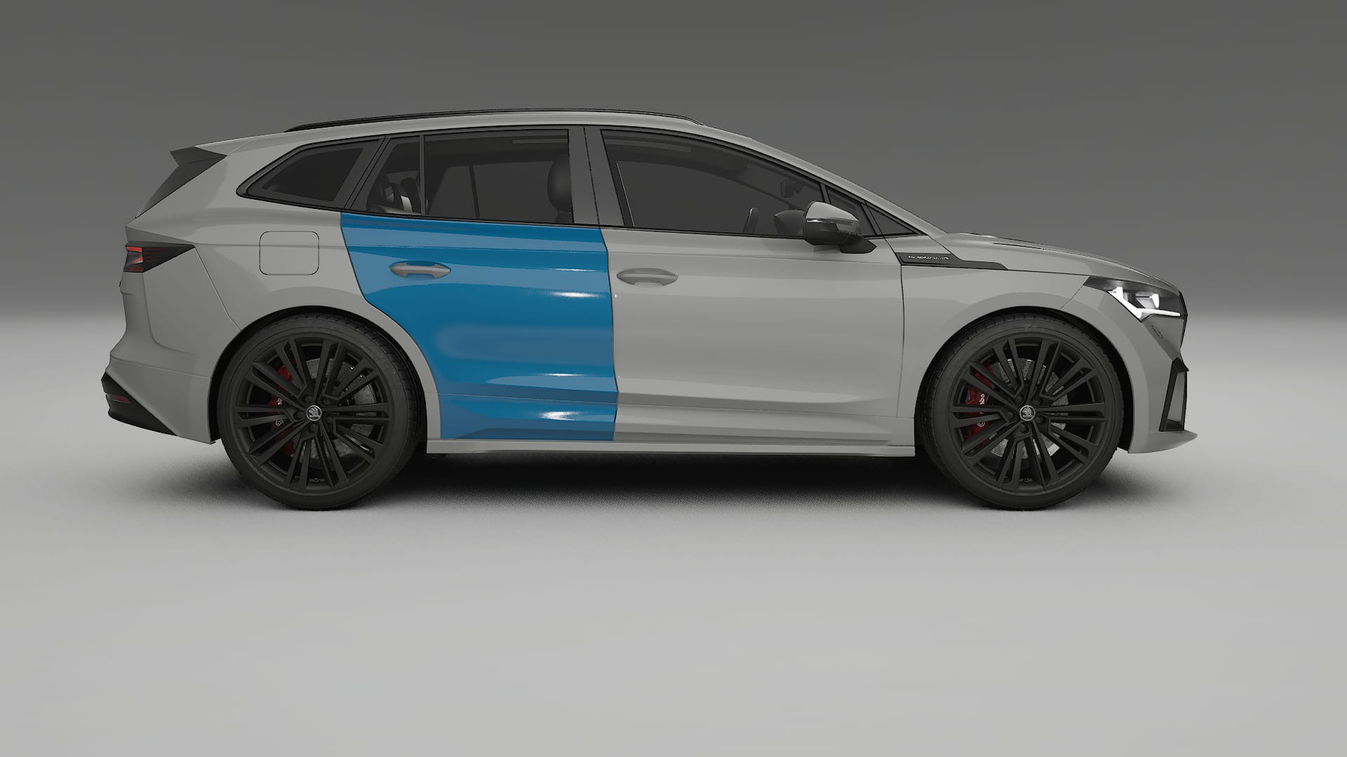 Pellicola Protettiva per Vernice Škoda Enyaq MEB | Kit Completo CrystalGuard PPF Trasparente Pretagliato