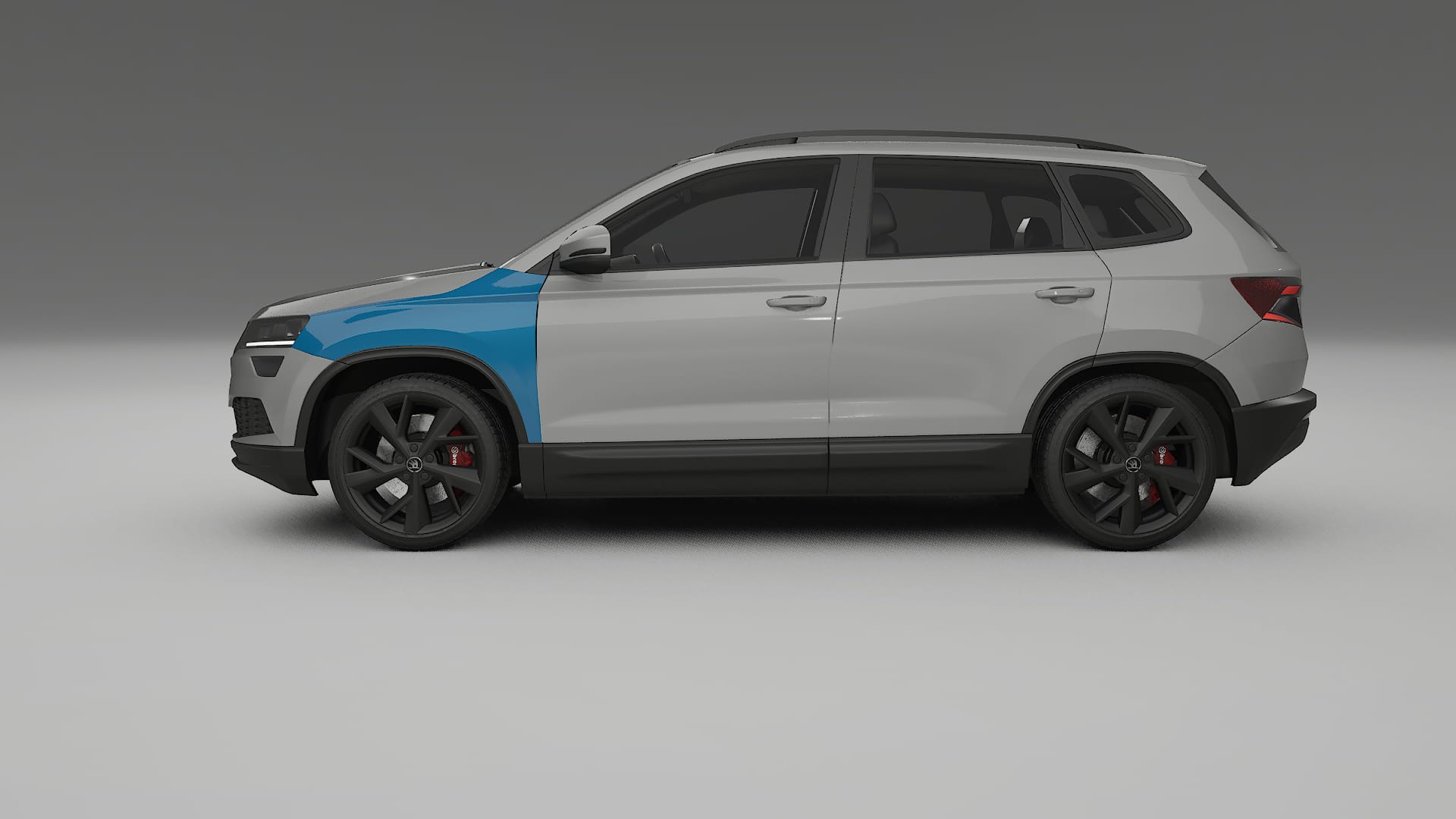 Pellicola Protettiva per Vernice Škoda Karoq NU7 | Kit Completo CrystalGuard PPF Trasparente Pretagliato