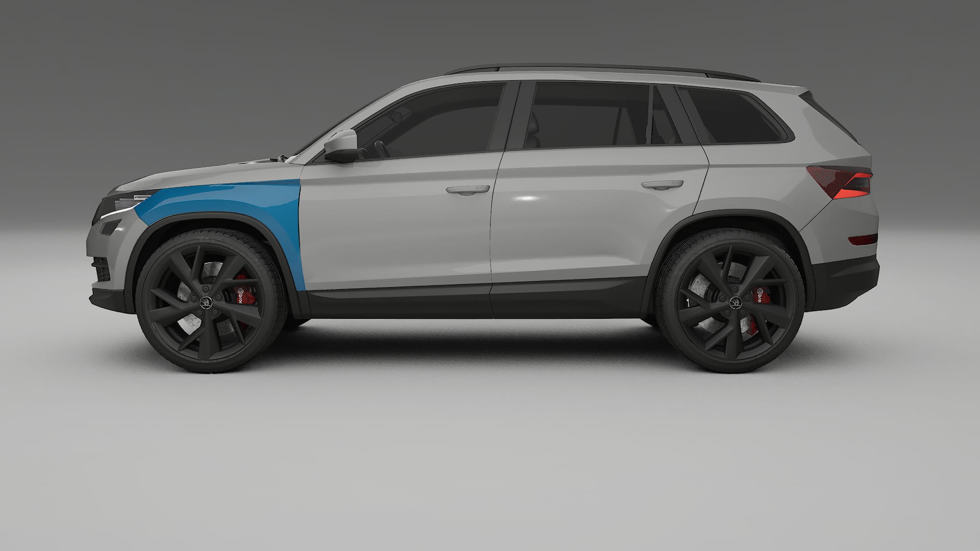 Pellicola Protettiva per Vernice Škoda Kodiaq NS7 | Kit Completo CrystalGuard PPF Trasparente Pretagliato