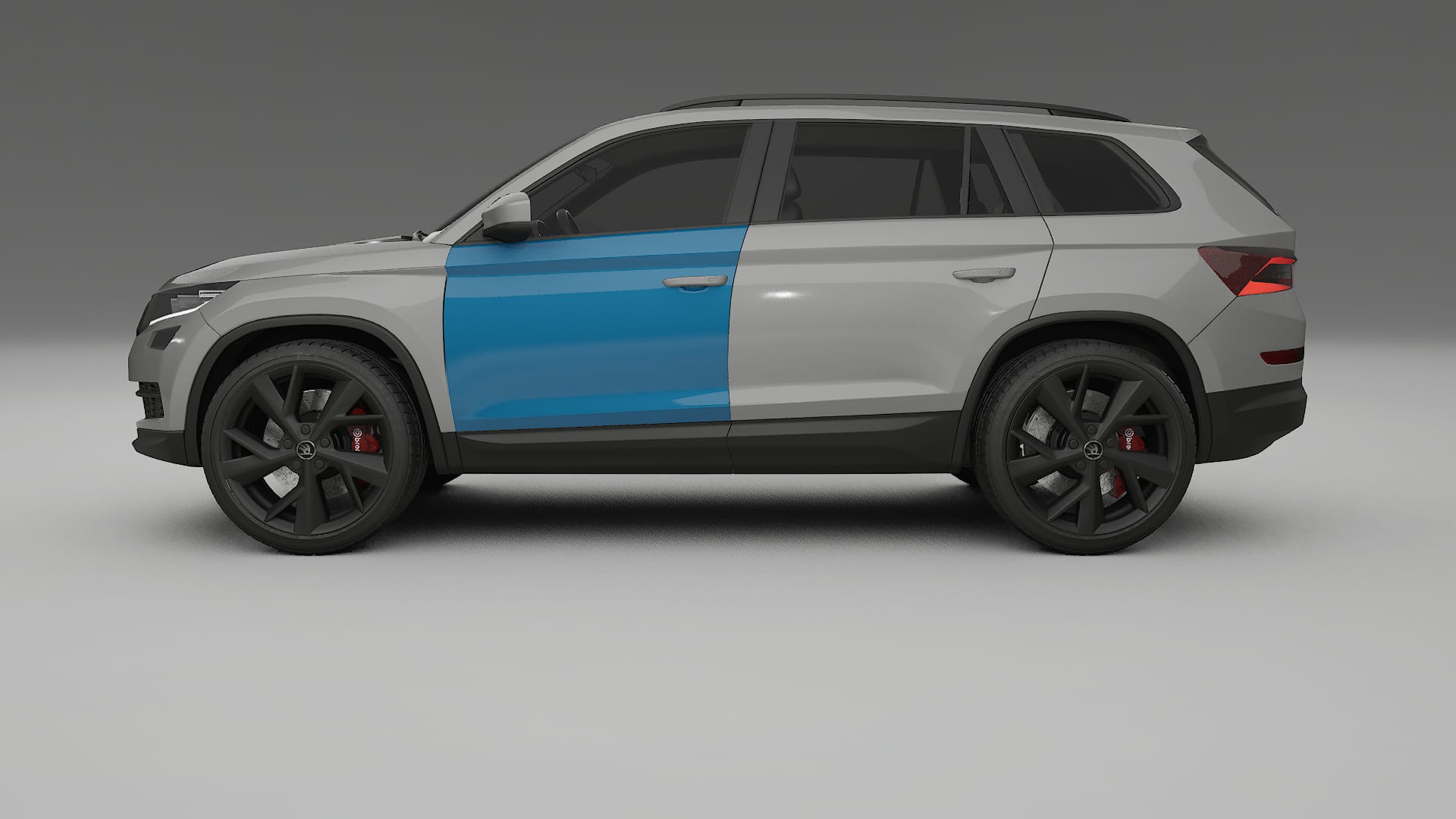 Pellicola Protettiva per Vernice Škoda Kodiaq NS7 | Kit Completo CrystalGuard PPF Trasparente Pretagliato