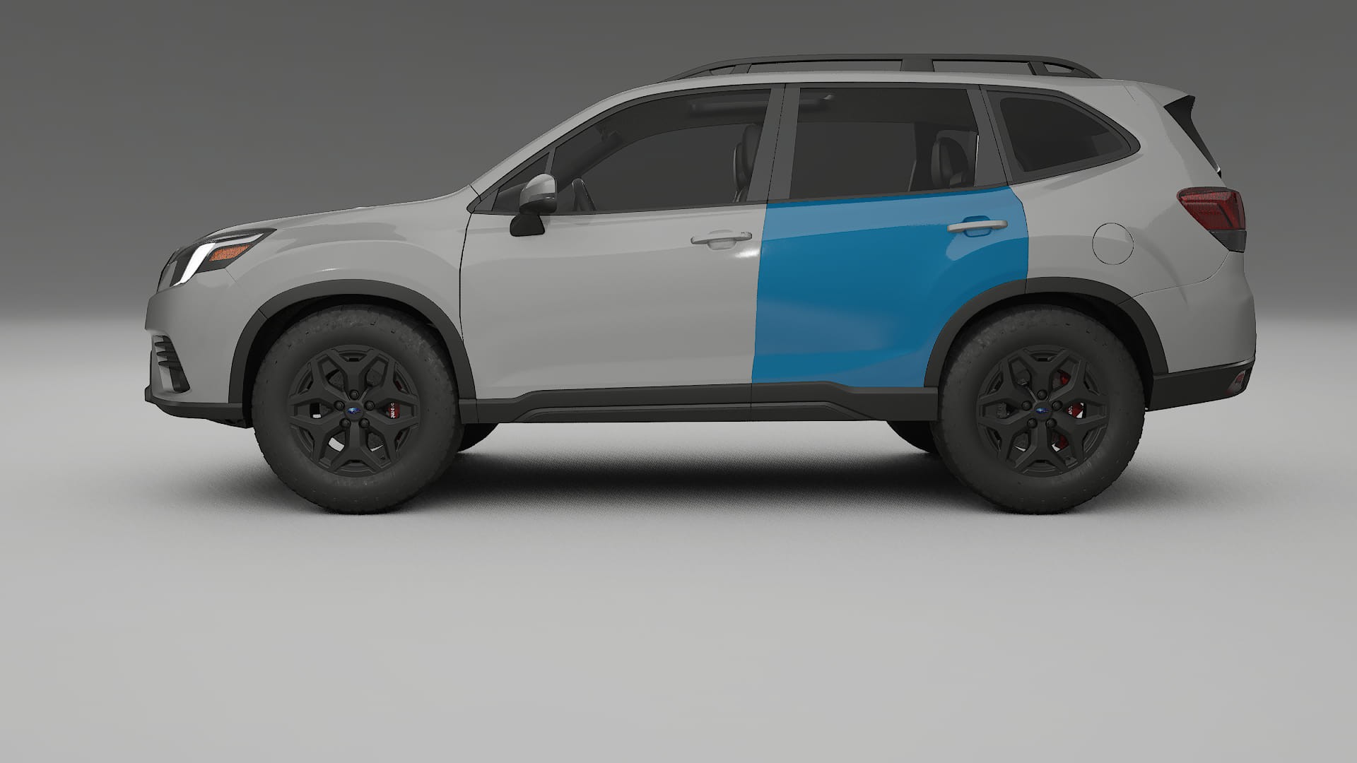 Pellicola Protettiva per Vernice Subaru Forester V SK facelift | Kit Completo CrystalGuard PPF Trasparente Pretagliato