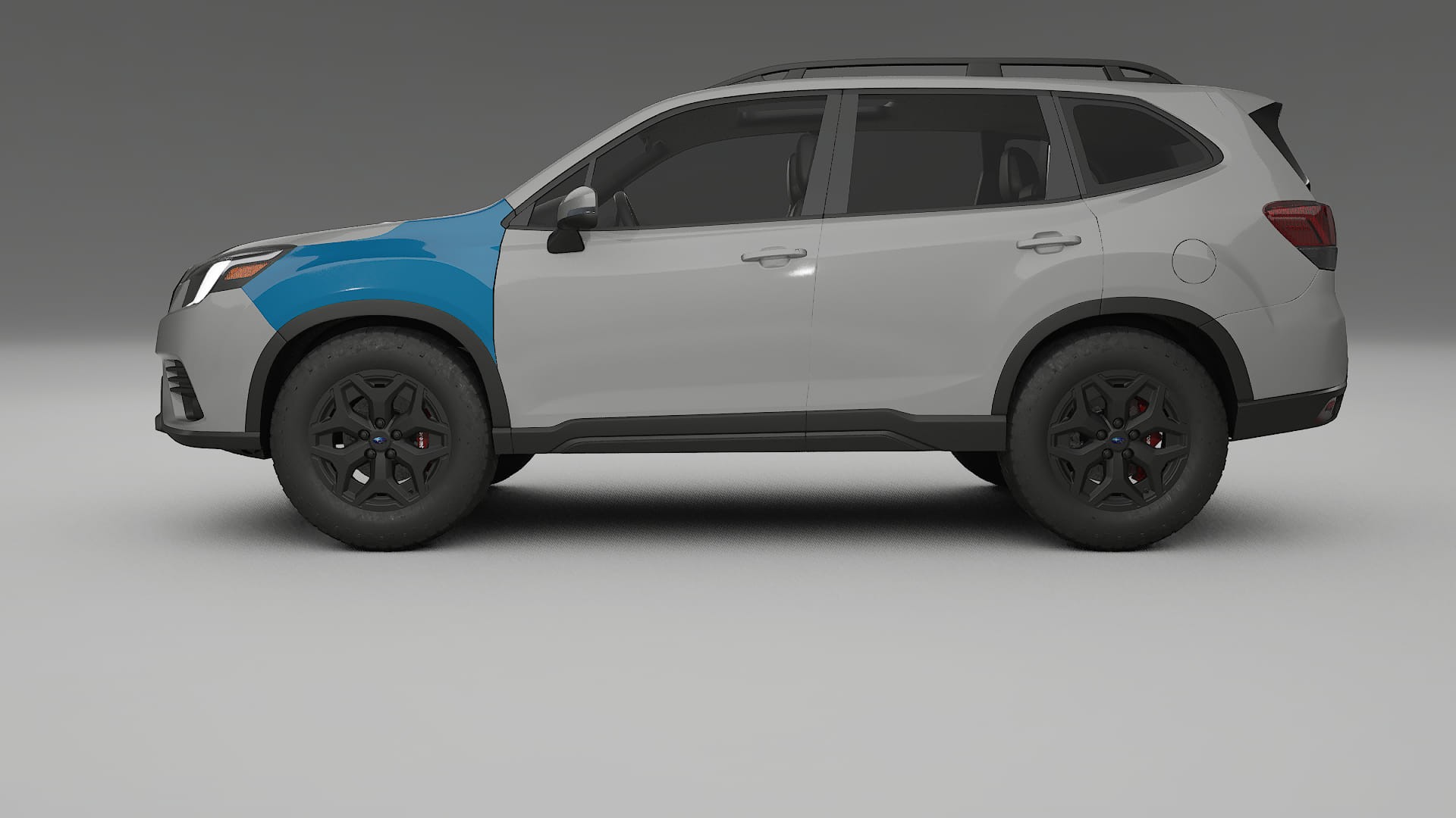 Pellicola Protettiva per Vernice Subaru Forester V SK facelift | Kit Completo CrystalGuard PPF Trasparente Pretagliato